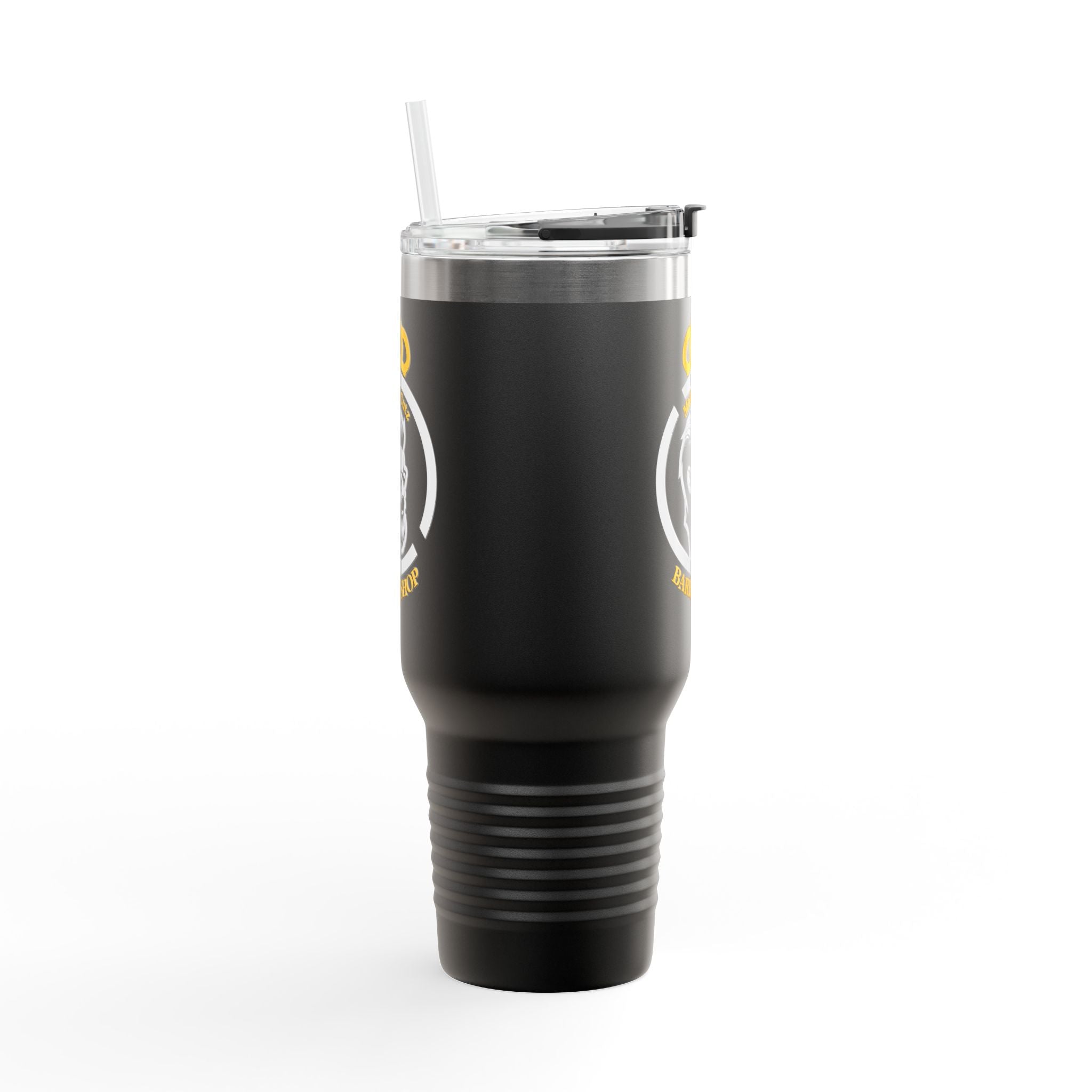 Madrid Cutz Crown Logo Stainless Tumbler with Straw40oz Insulated Travel Mug