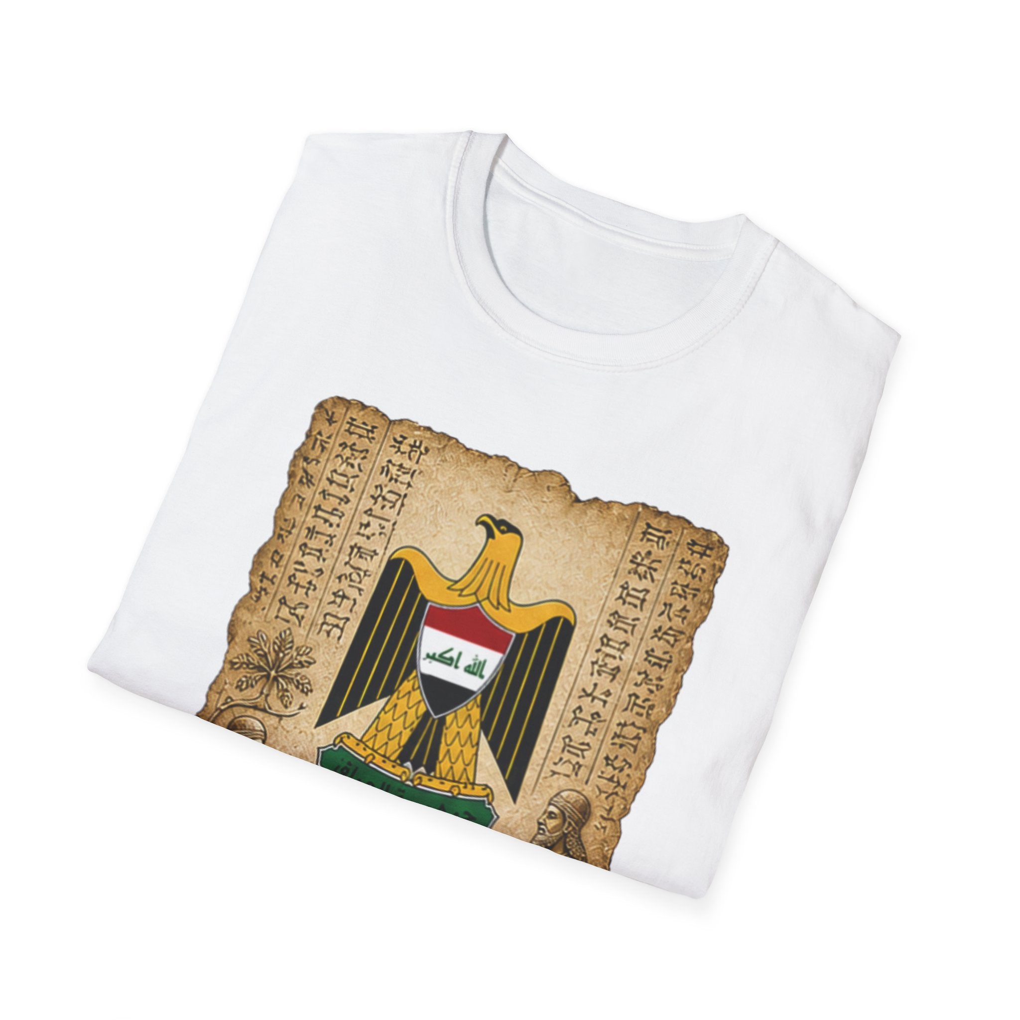Iraq Eagle T‑Shirt — Vintage Mesopotamian Coat of Arms Design