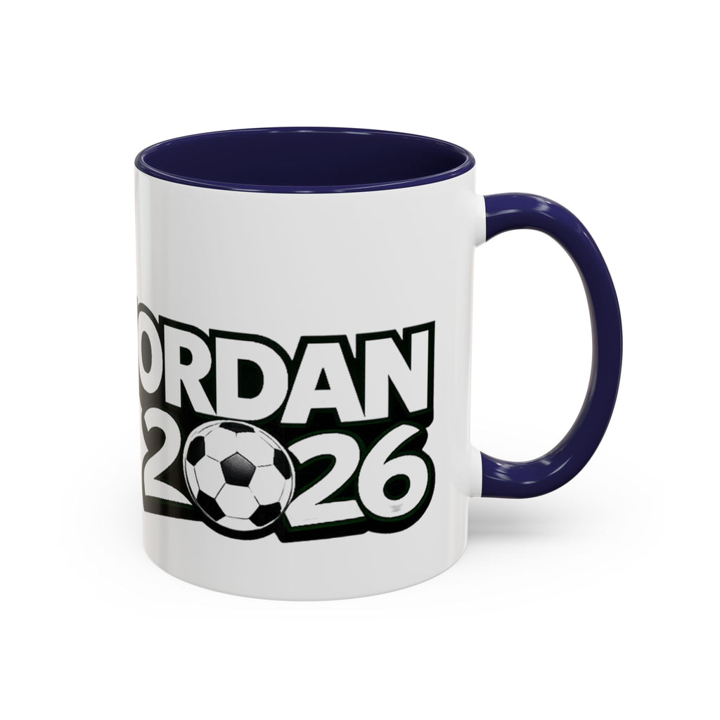 Jordan 2026 Soccer Fan Accent Coffee Mug