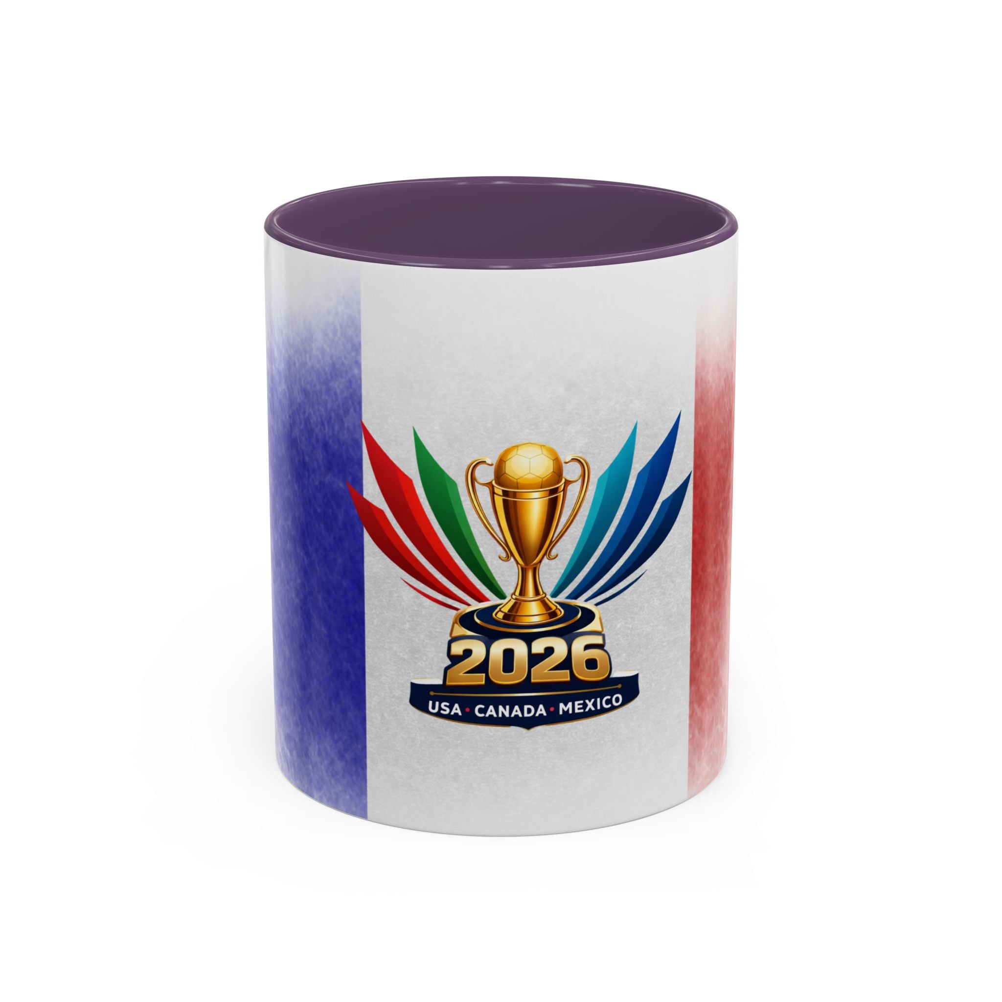Soccer 2026 Commemorative Mug — France Accent Coffee Cup (11/15oz)