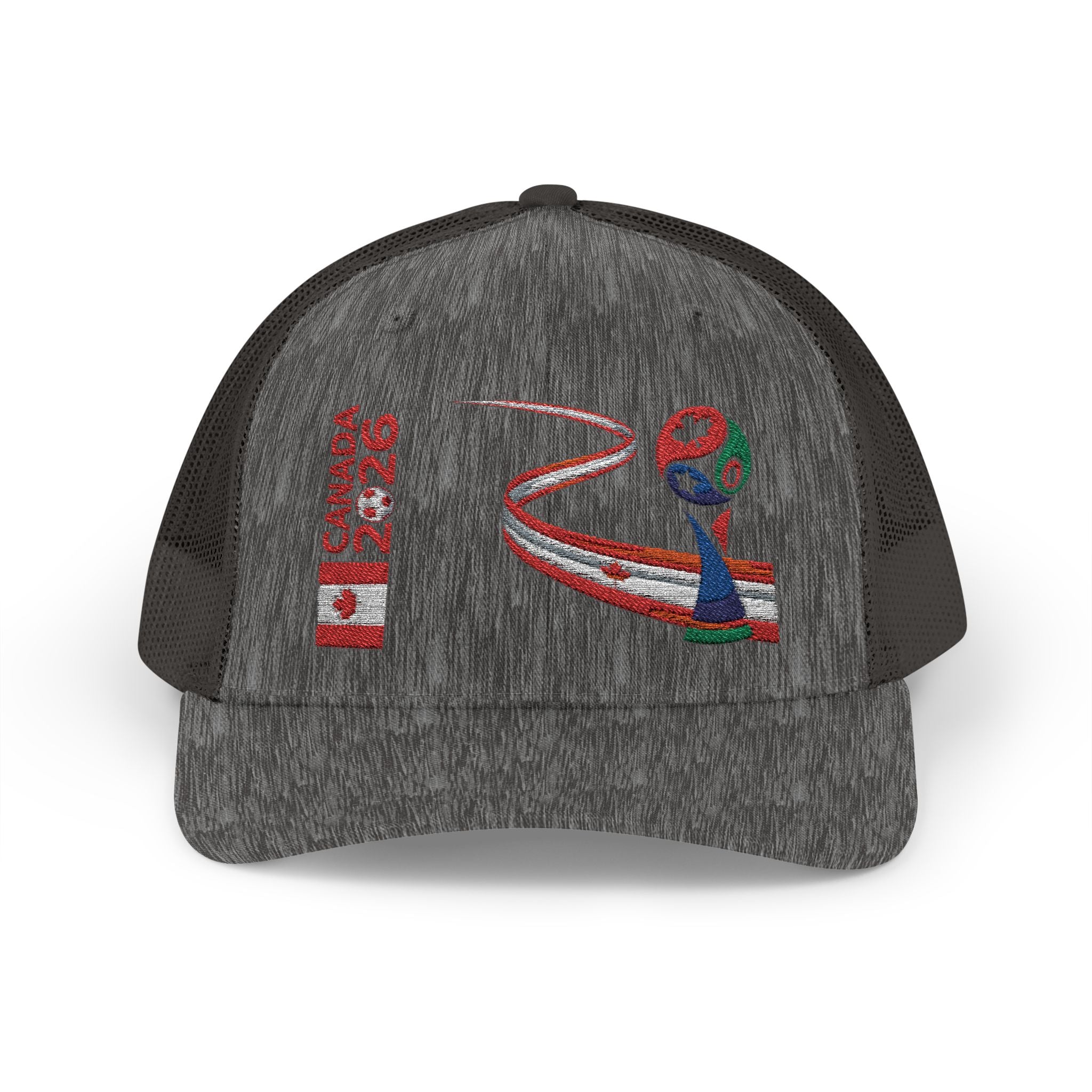 Canada 2026 Snapback Trucker Hat — Red Maple Road Design