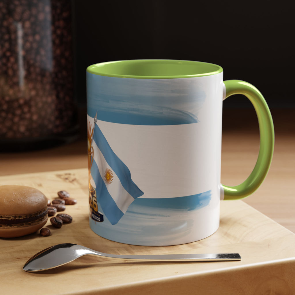 Argentina 2026 Soccer Trophy Coffee Mug – Copa USA Canada Mexico Fan Gift