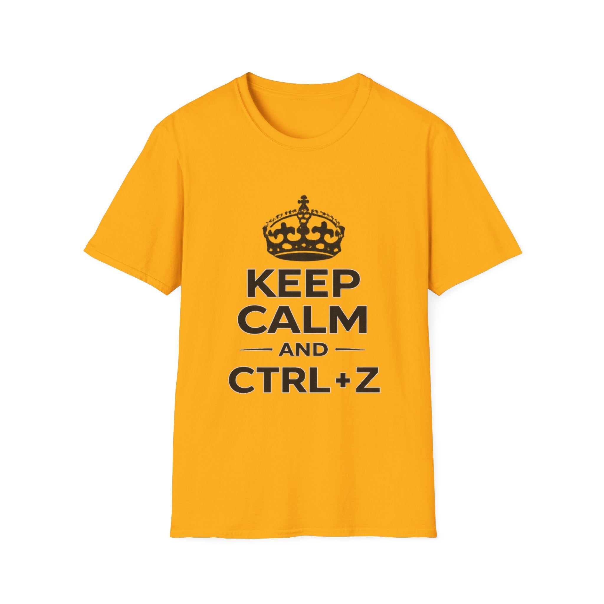 T-Shirt — "Keep Calm and Ctrl+Z" Graphic Tee