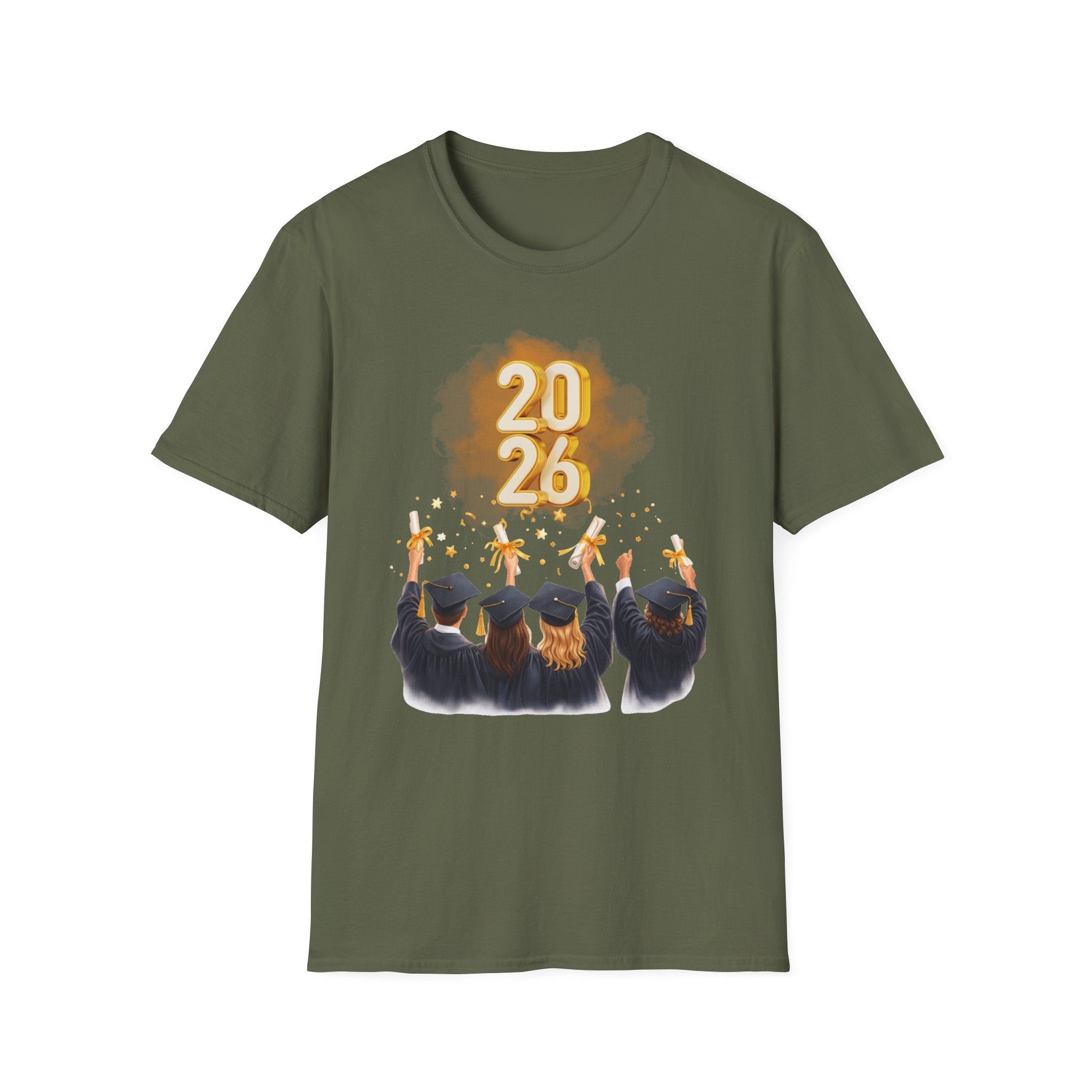 2026 Graduation T-Shirt – Class of 2026 Cap Toss Celebration Tee