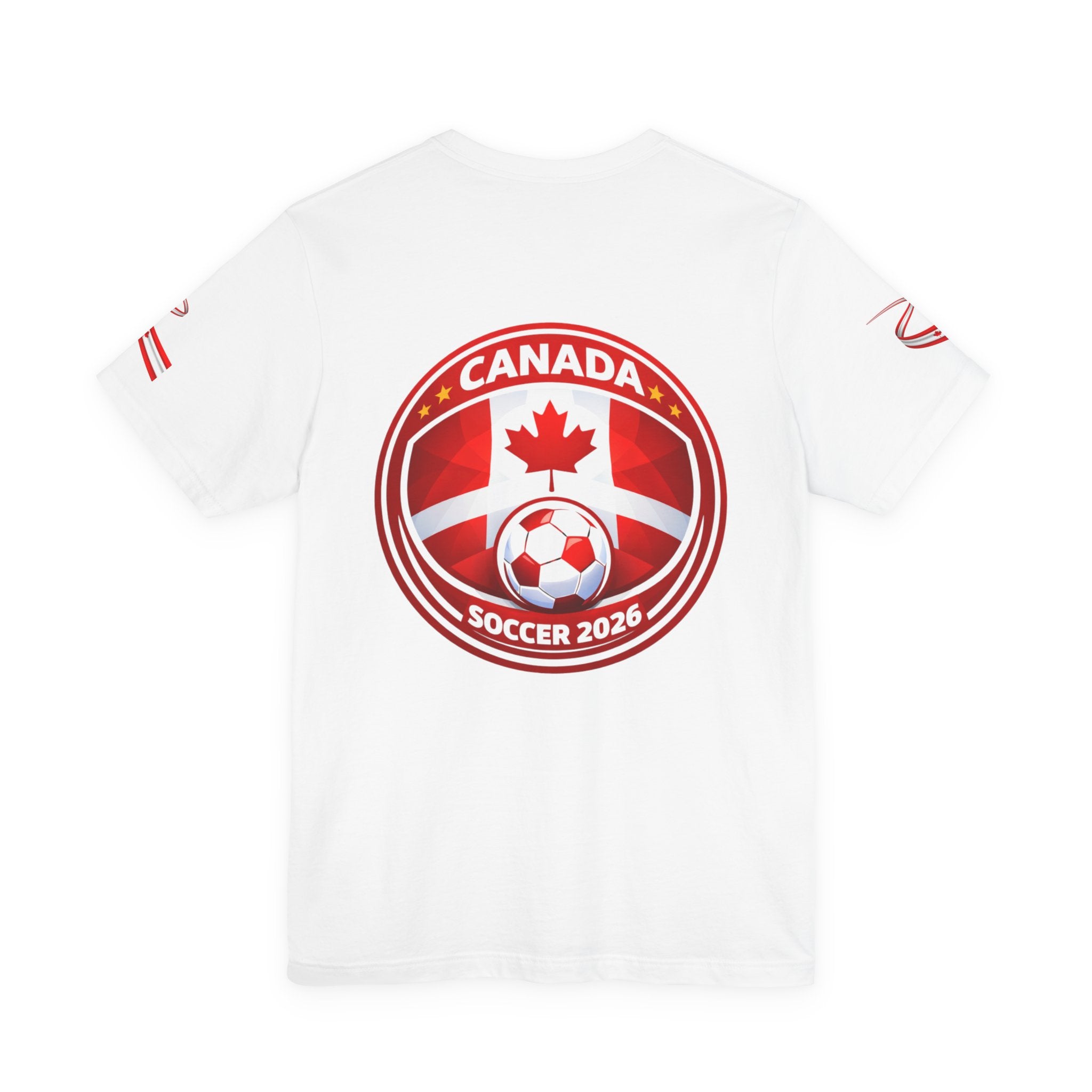 Canada Soccer T‑Shirt – Canadian Flag & Crest Soccer 2026 Jersey