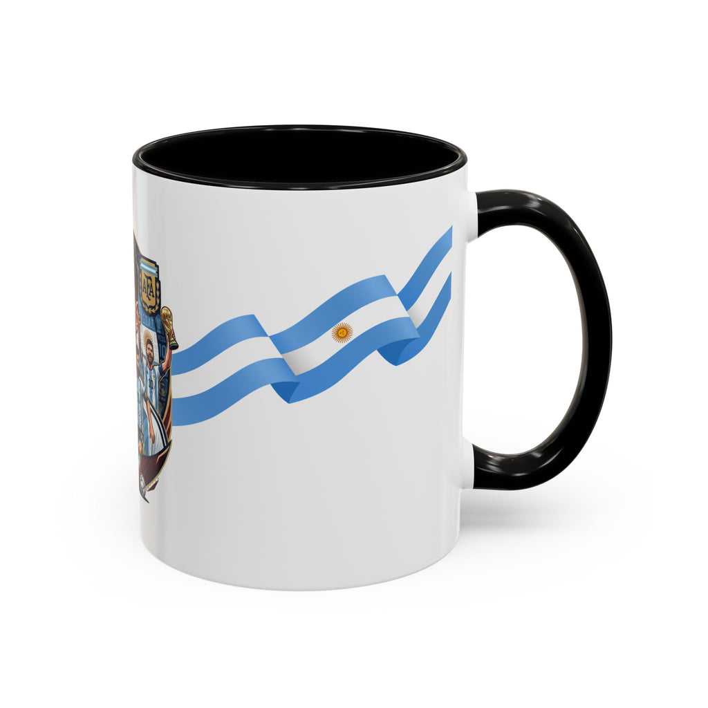 Argentina Soccer Player Coffee Mug – National Flag Accent