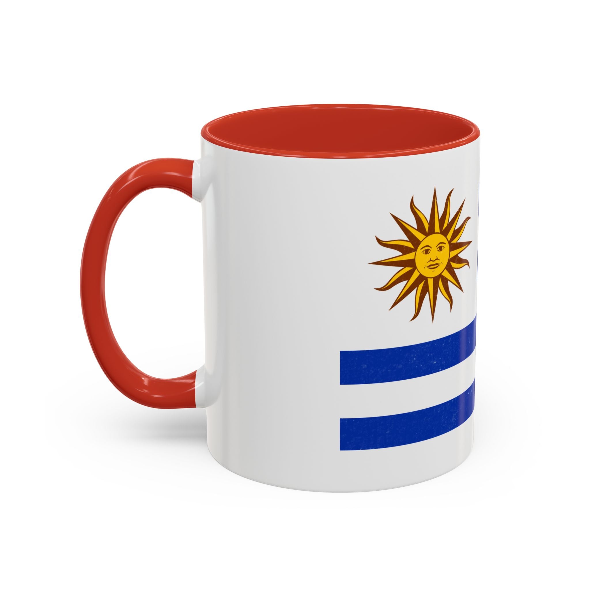 Uruguay Flag Accent Coffee Mug – Blue Stripes with Sun of May, 11oz & 15oz