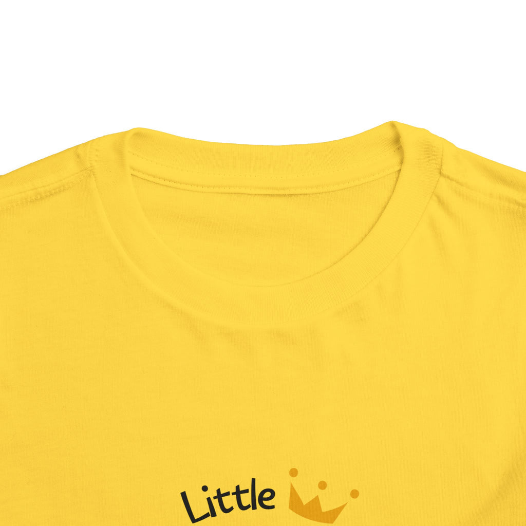 Toddler Tee — "Little King" Lion Graphic