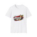 Iraq 2026 Graphic T-Shirt عراق— Iraqi Flag Map & Cultural Landmark Tee