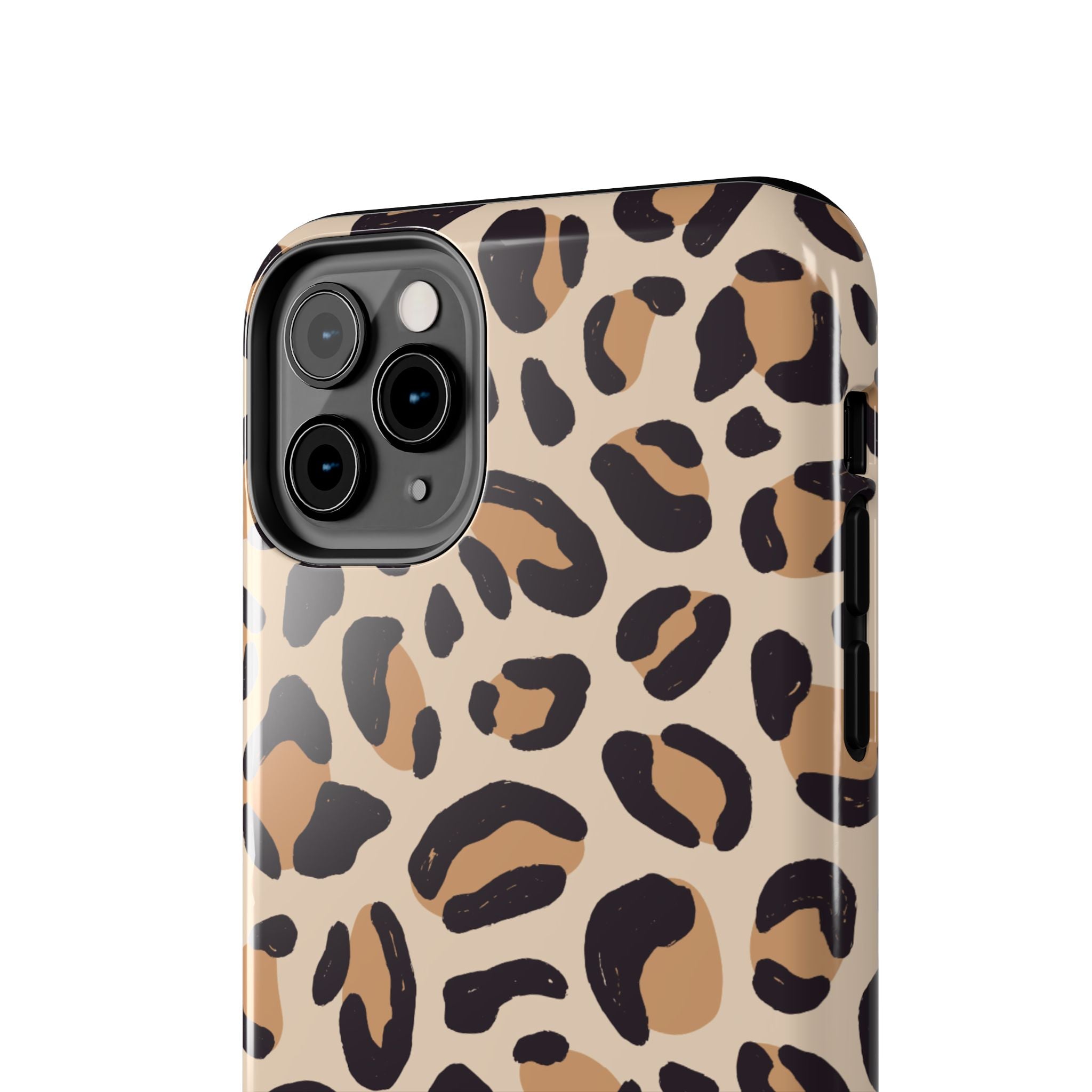 Leopard Print Tough Phone Case – Durable Glam Protective Cover