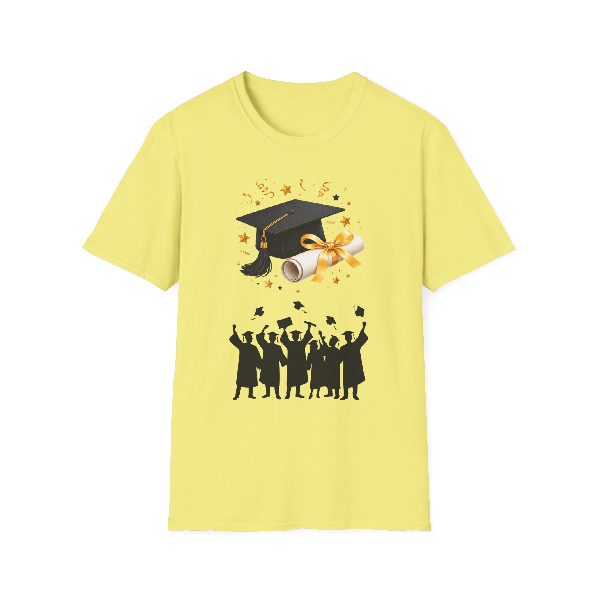 Graduation Cap & Diploma T-Shirt — Class of Celebration Tee