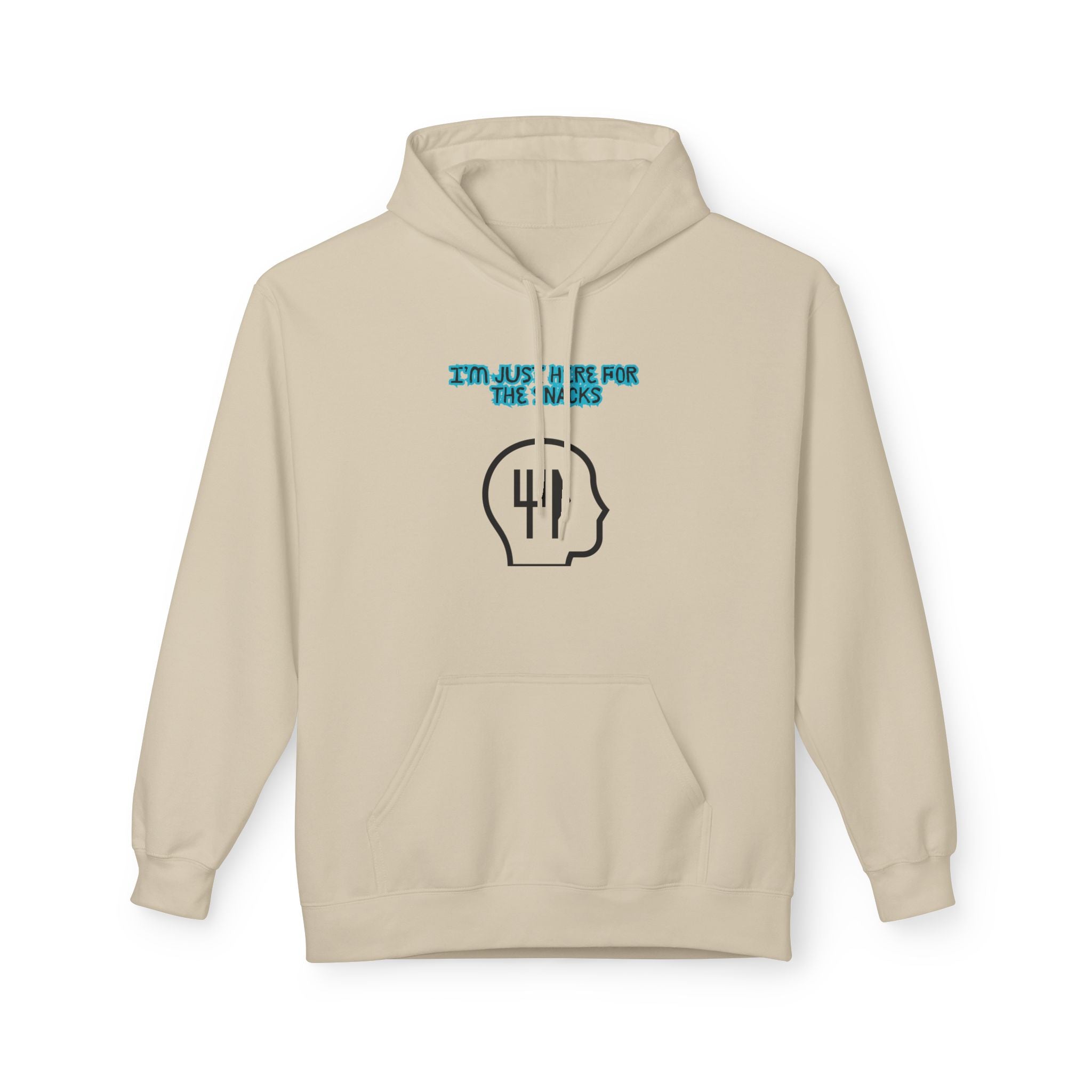 I’m Just Here for the Snacks Unisex Midweight Softstyle Fleece Hoodie