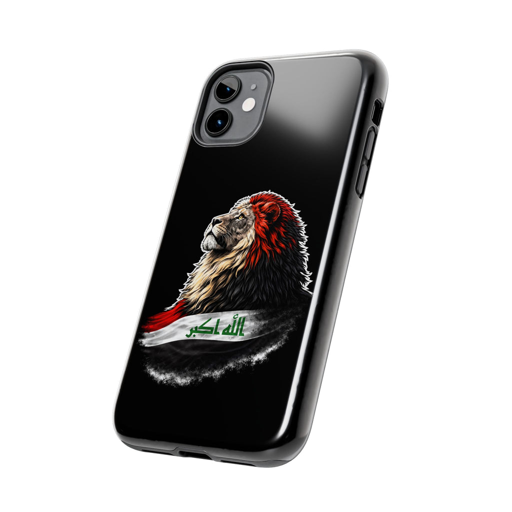 Iraq Lion Tough Phone Case — Protective iPhone Case with Iraqi Flag Design