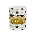Class of 2026 Graduation Mug – Gold Balloon Year Coffee Cup (11oz/15oz)