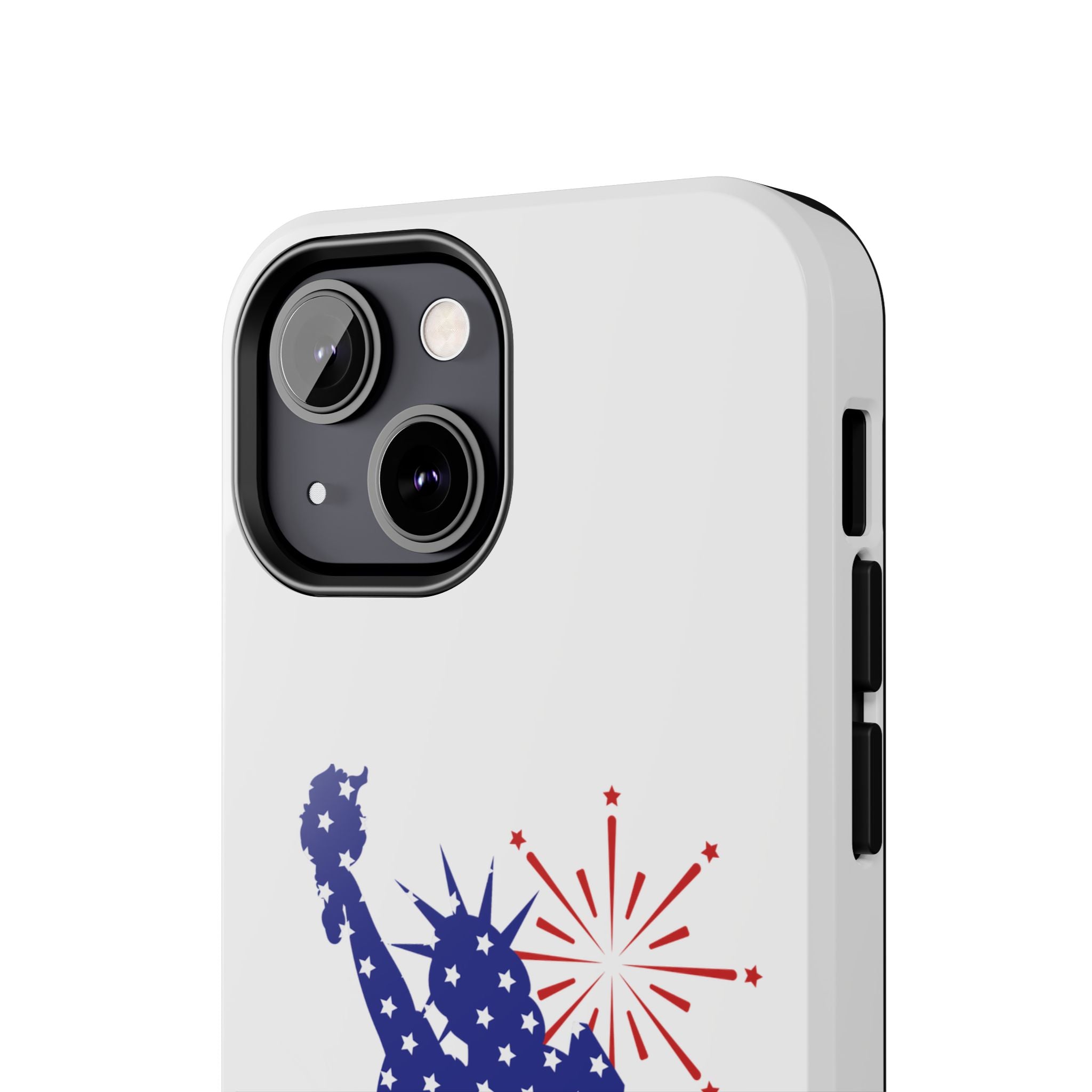 4th of July Tough Phone Case — Statue of Liberty USA Flag Design