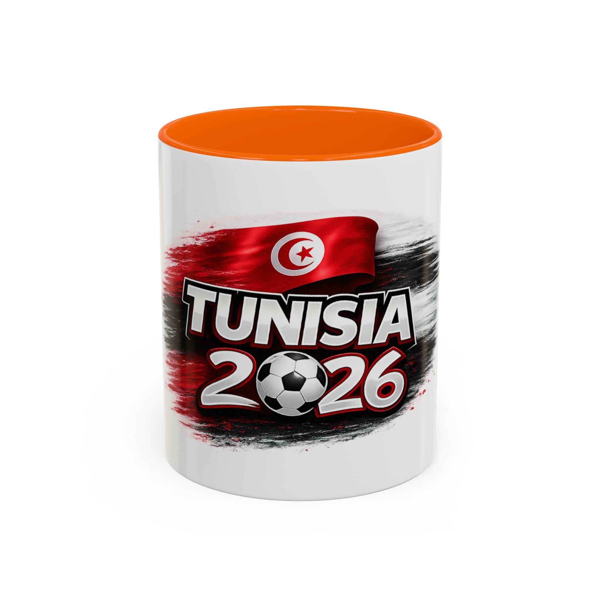 Tunisia 2026 Soccer Fan Coffee Mug — Tunisian Flag Accent (11/15oz)