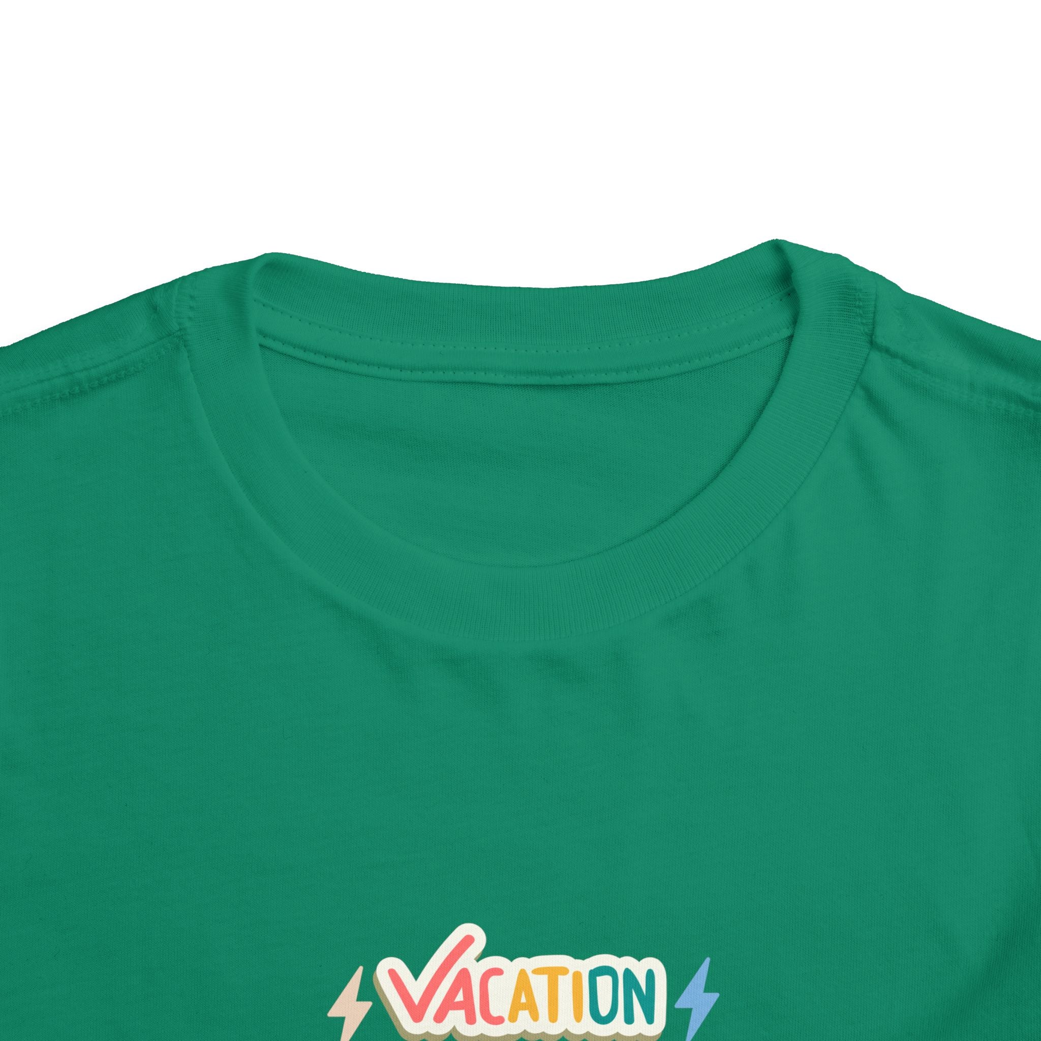 Toddler Tee – "Vacation Mode" Beach Graphic Kids Shirt