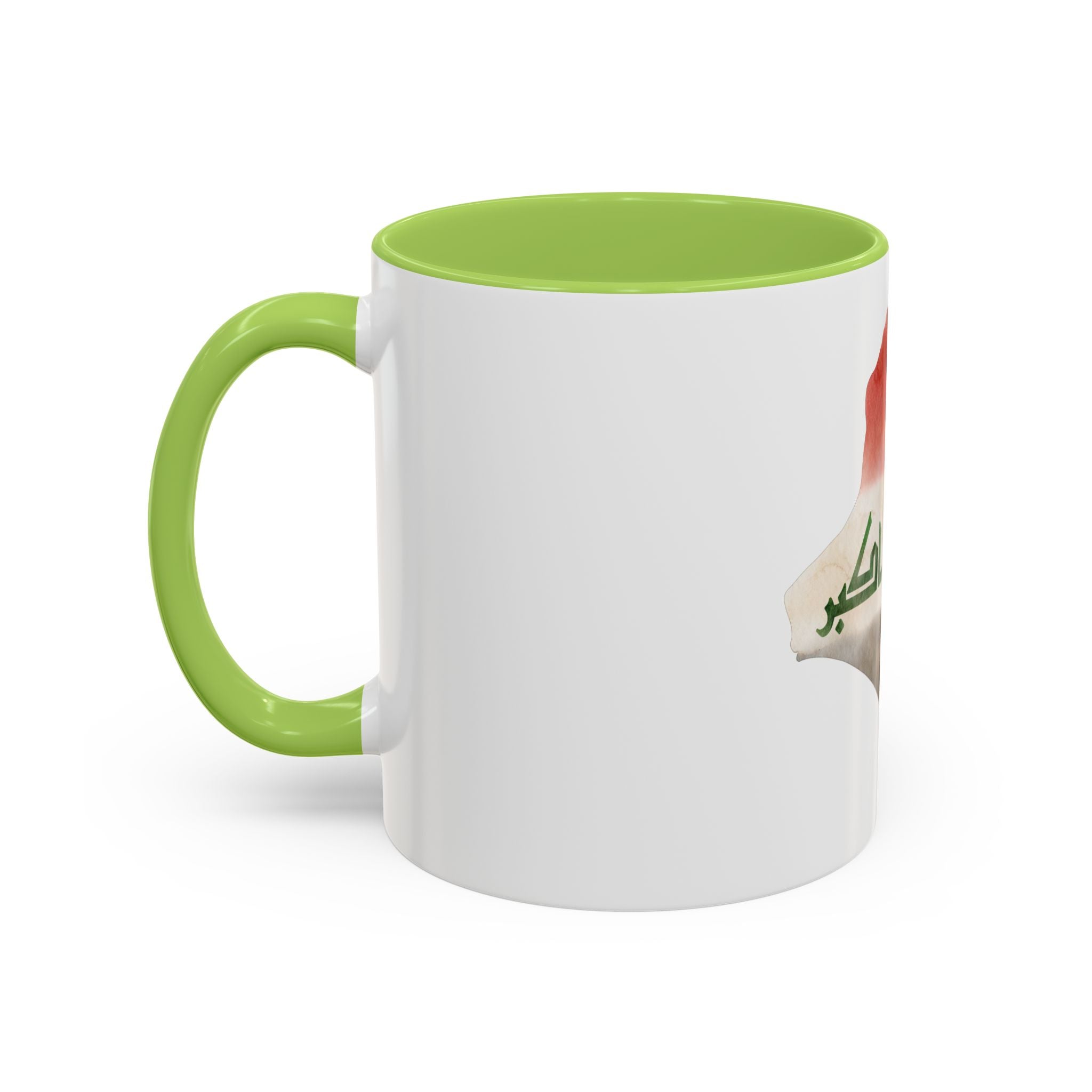 Iraq Flag Map Coffee Mug – Watercolor Baghdad Pride Accent Mug (11/15oz)