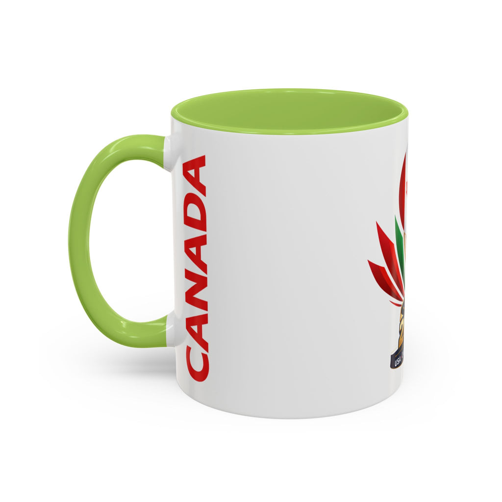 Canada 2026 Soccer Trophy Accent Coffee Mug — USA Canada Mexico Tournament Souvenir (11/15oz)