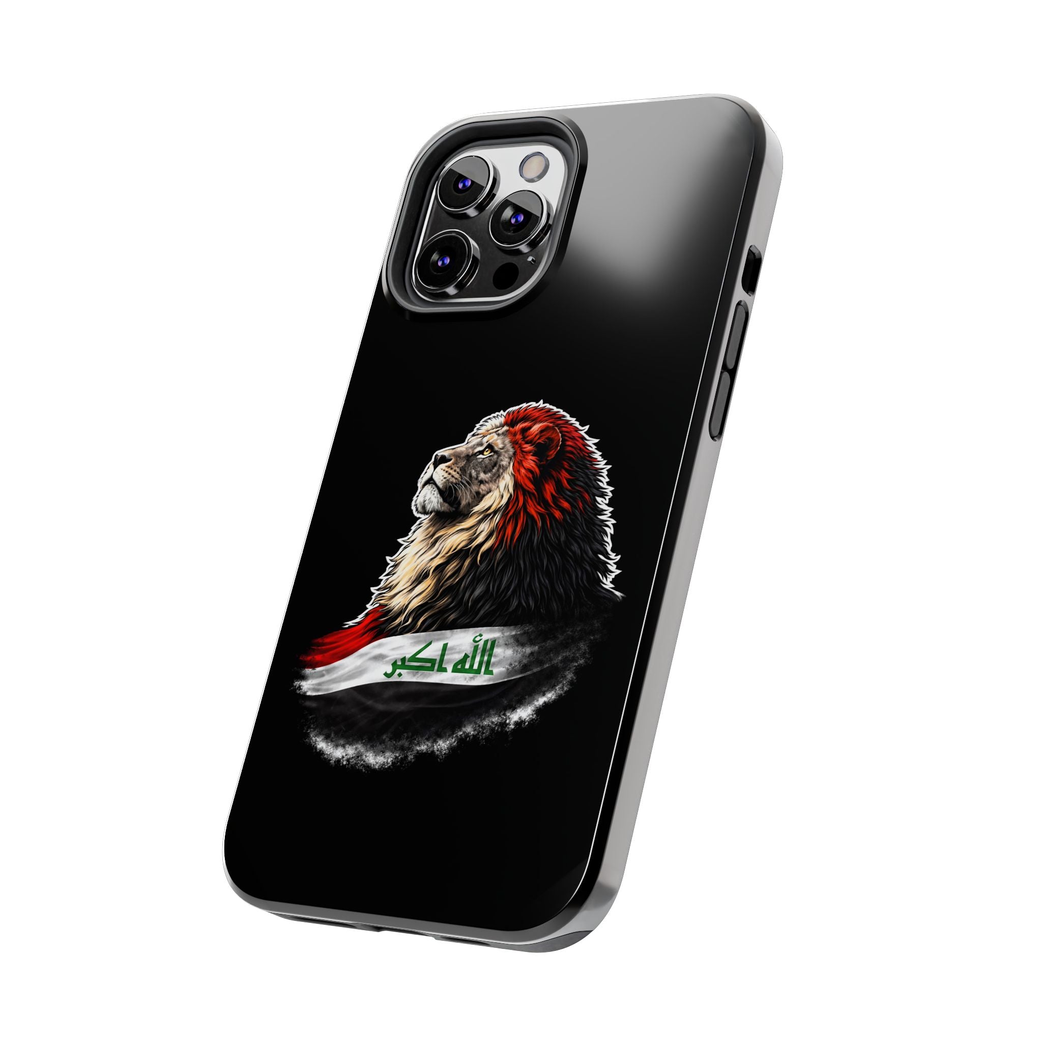 Iraq Lion Tough Phone Case — Protective iPhone Case with Iraqi Flag Design