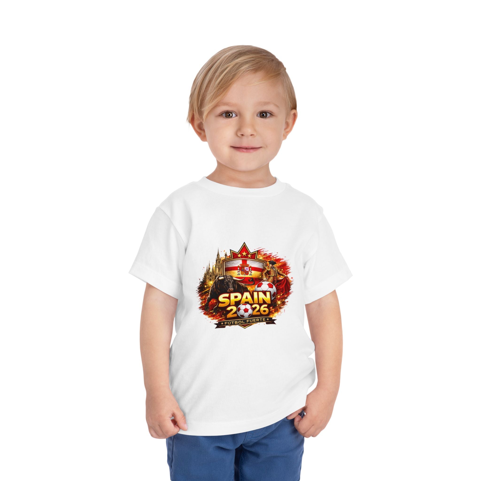 Spain 2026 Toddler Tee — Kids Cup Soccer Fan Shirt