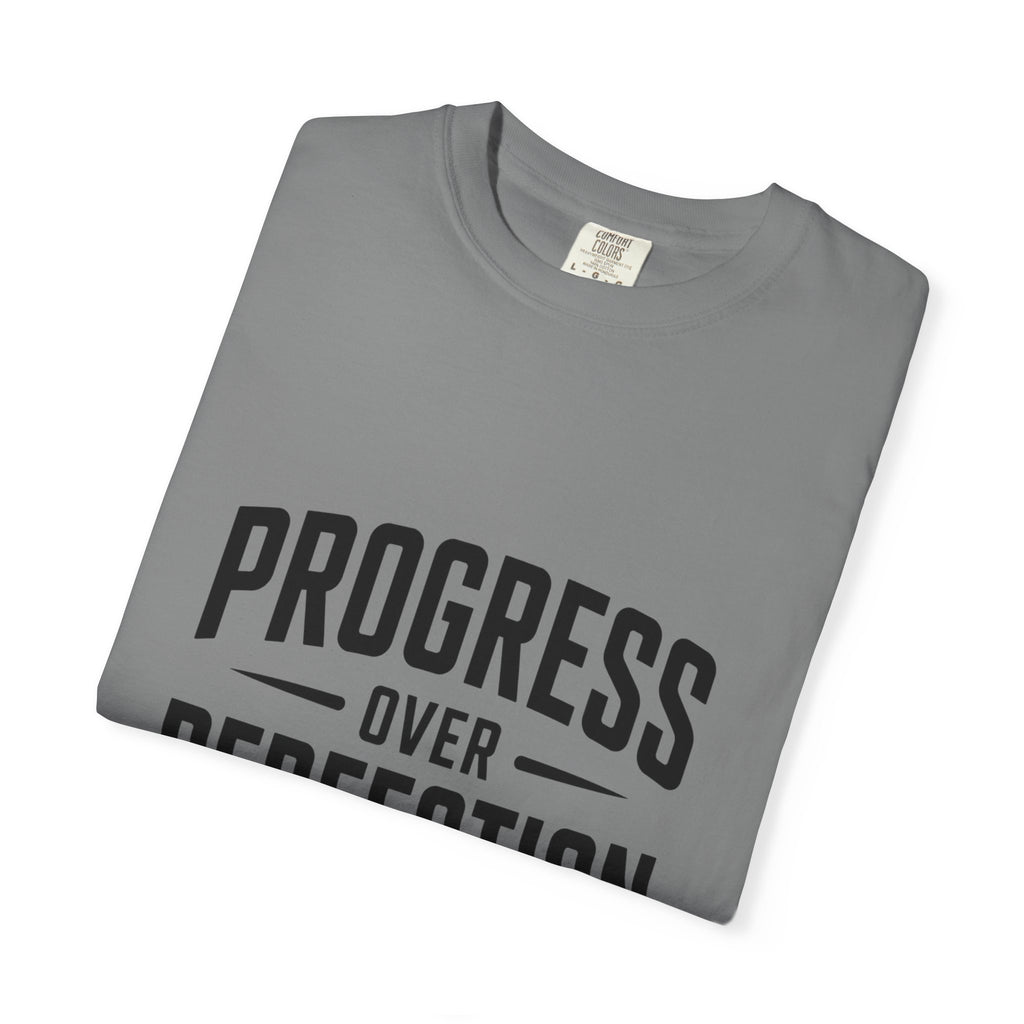 Progress Over Perfection T-Shirt — Motivational Gym & Self-Improvement Tee