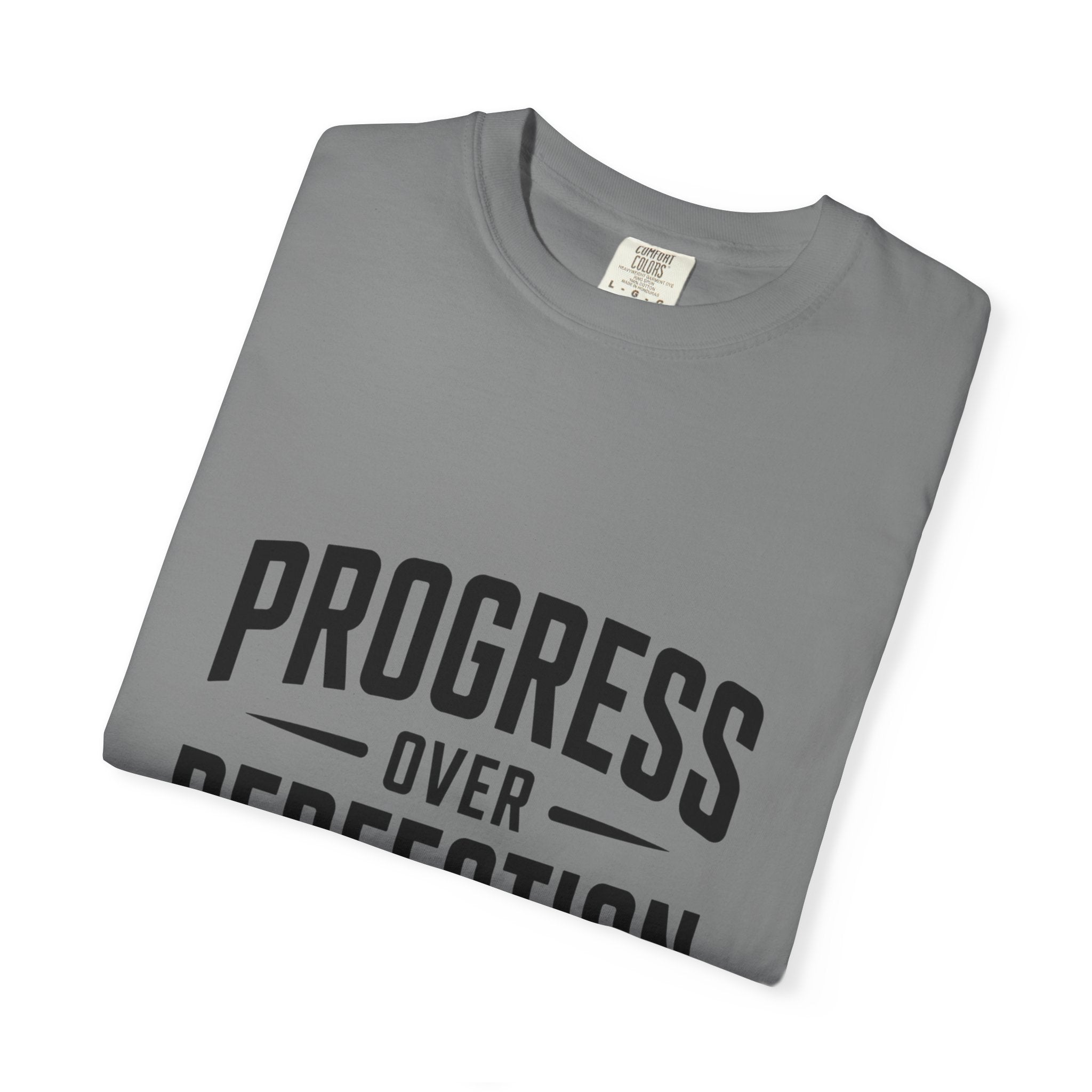 Progress Over Perfection T-Shirt — Motivational Gym & Self-Improvement Tee