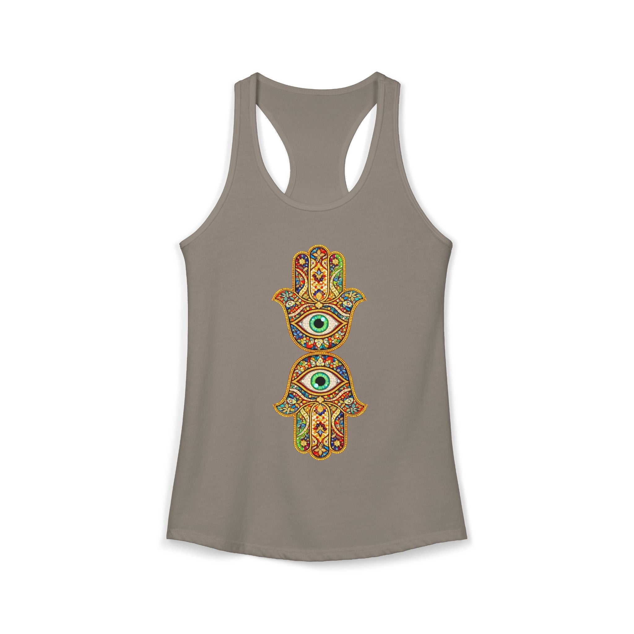 Women's Ideal Racerback Tank evil eye
