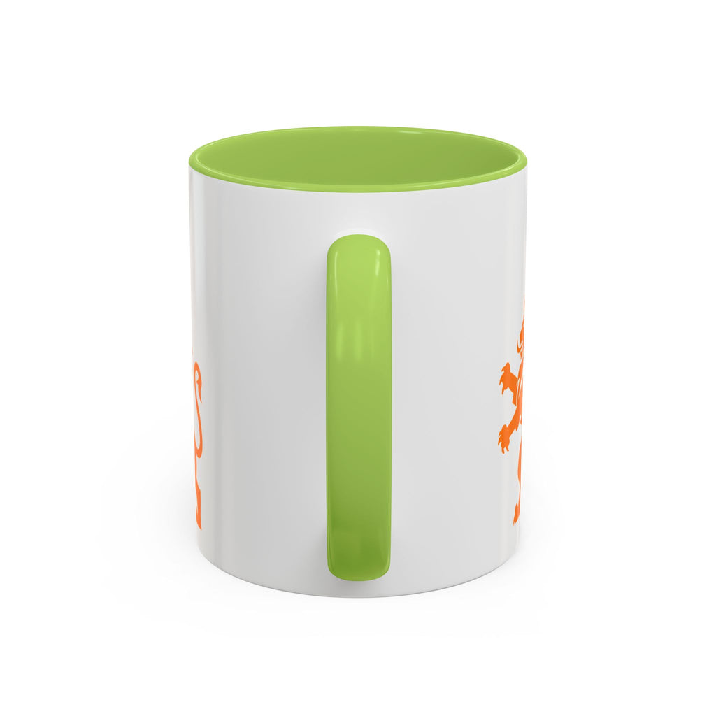 Netherlands 2026 Soccer Fan Coffee Mug — Orange Lion Accent Mug