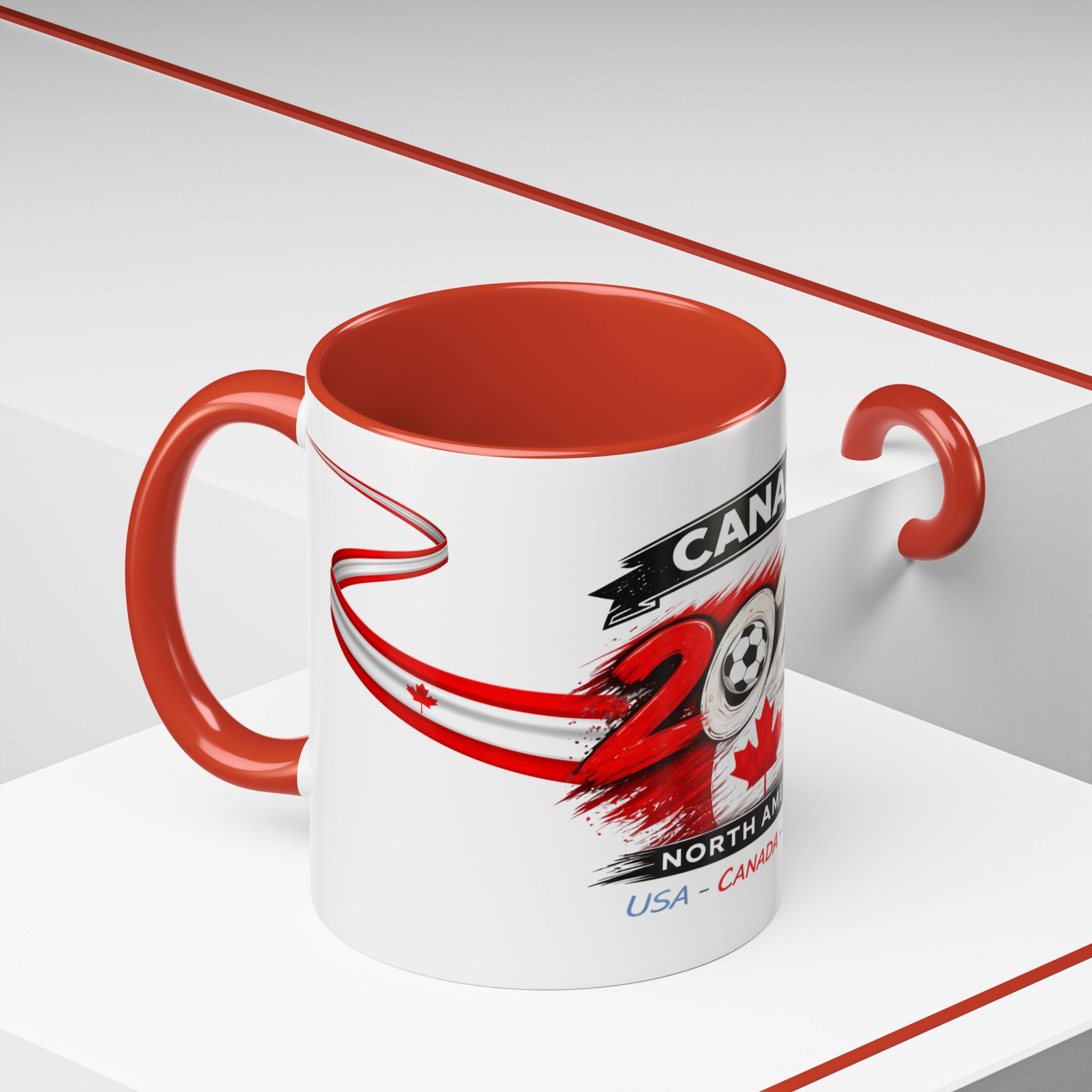Canada 2026 Soccer Cup Mug — North America USA-Canada-Mexico Cup Coffee Mug