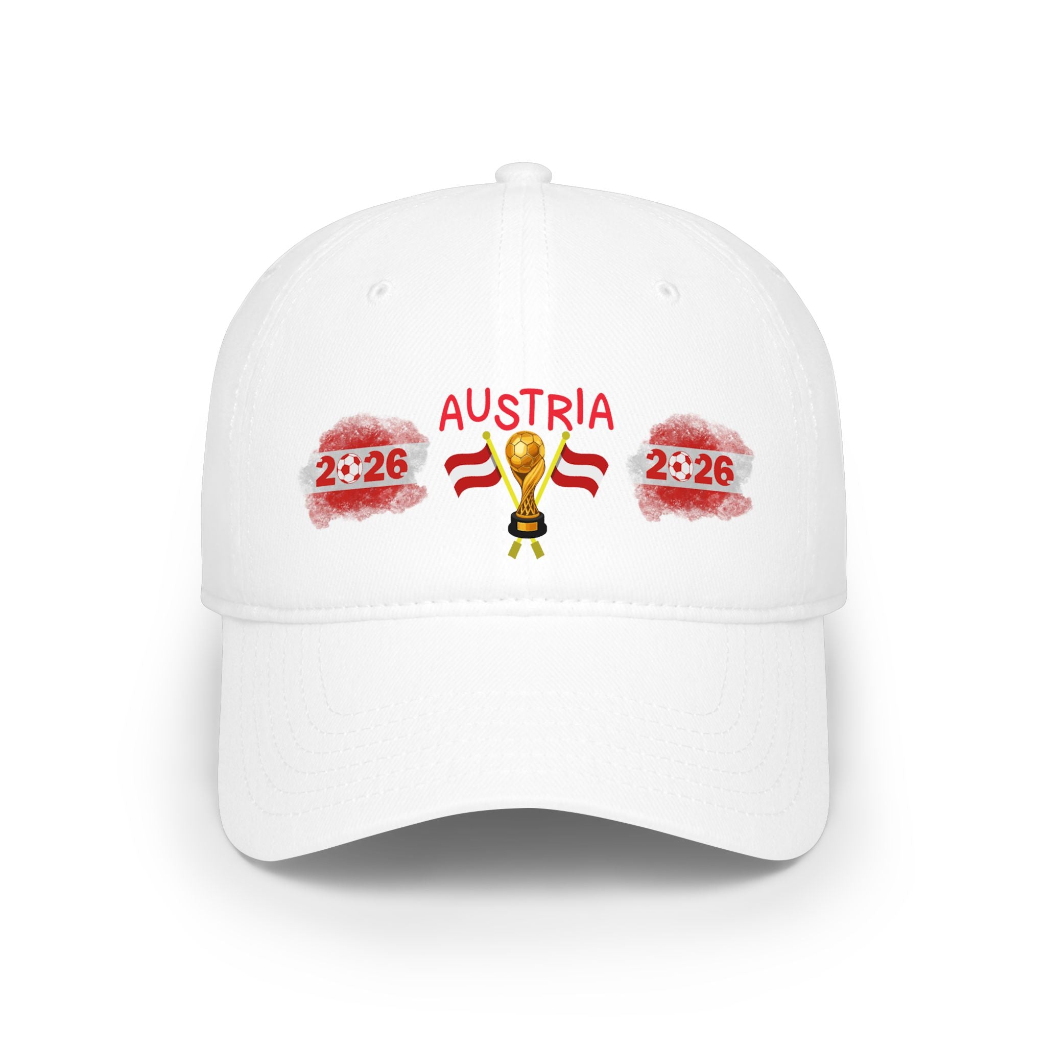 Austria Baseball Cap — Austria 2026 Soccer Cup Trophy Design
