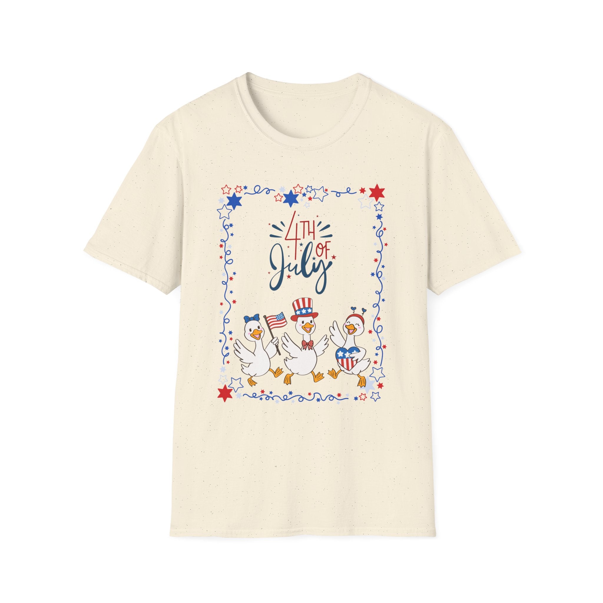 4th of July Ducks T-Shirt — Patriotic Independence Day Tee