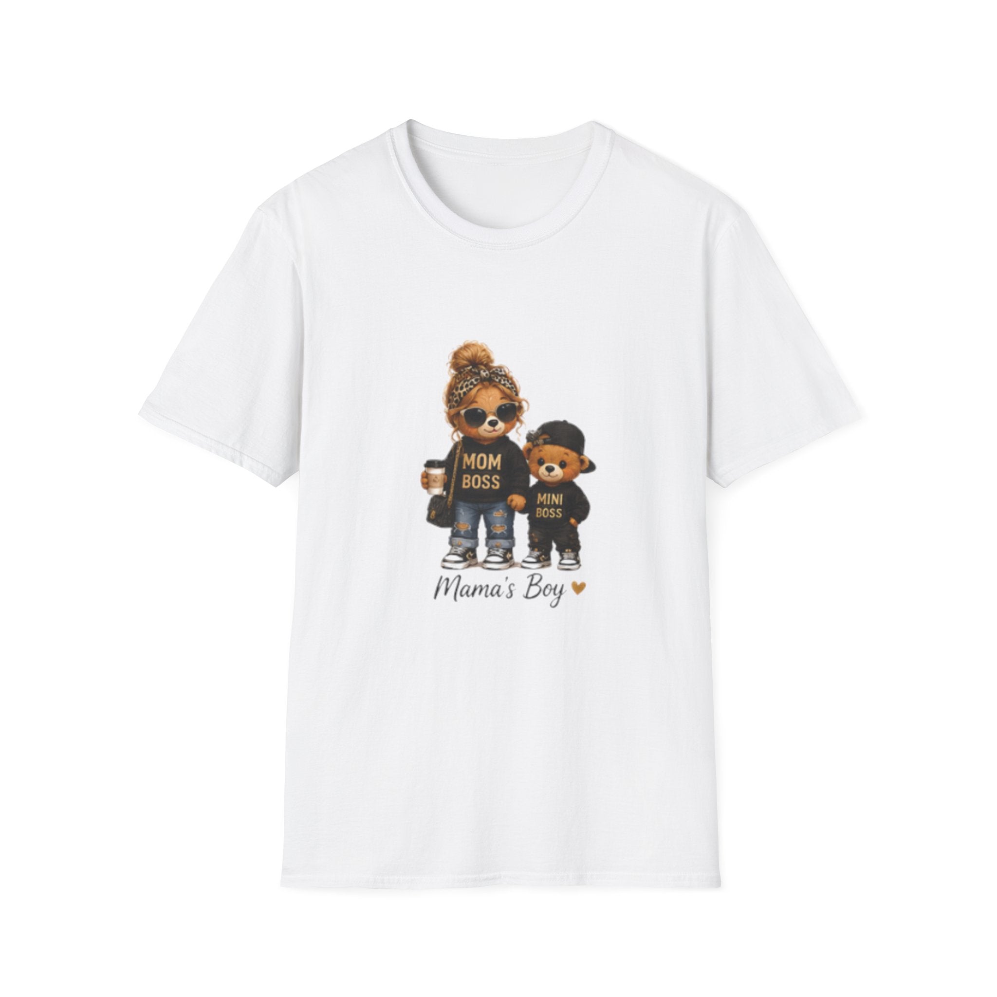 Mama’s Boy Graphic T-Shirt — Cute Mom and Son Matching Tee