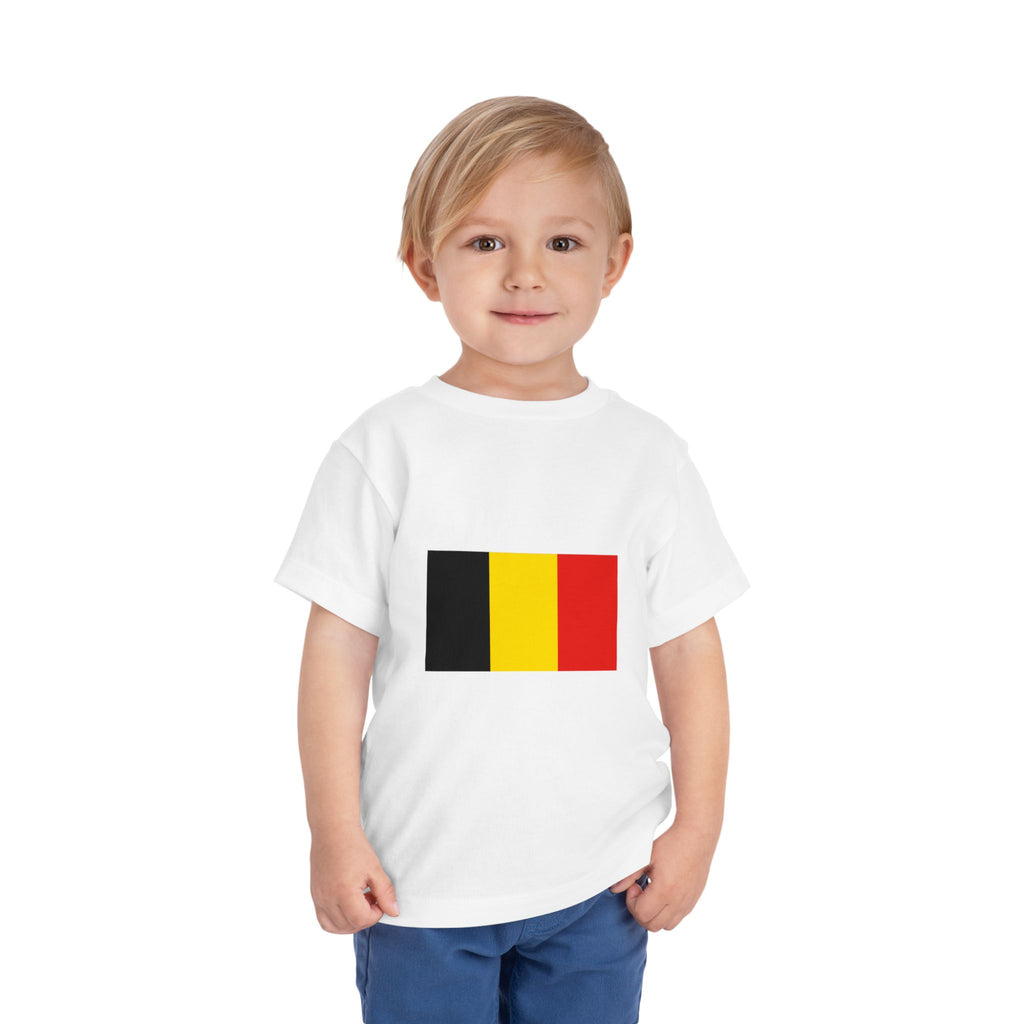 Belgium Flag Toddler Tee — Kid’s National Soccer Pride Shirt