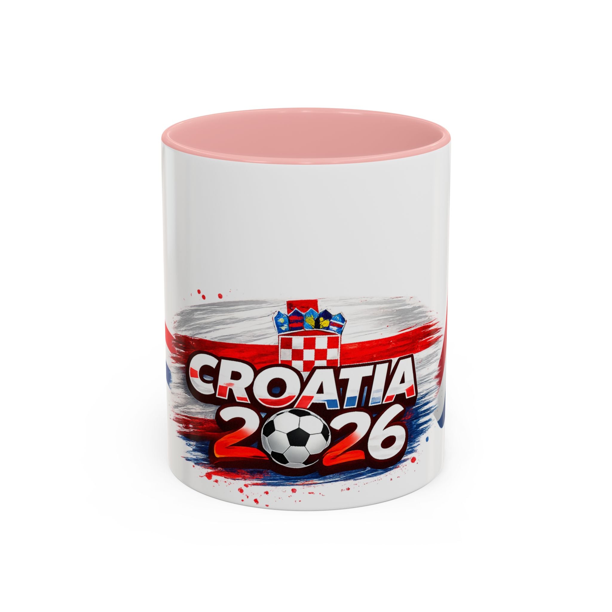 Croatia 2026 Soccer Mug – Croatia Flag Football Fan Coffee Cup (11/15oz)