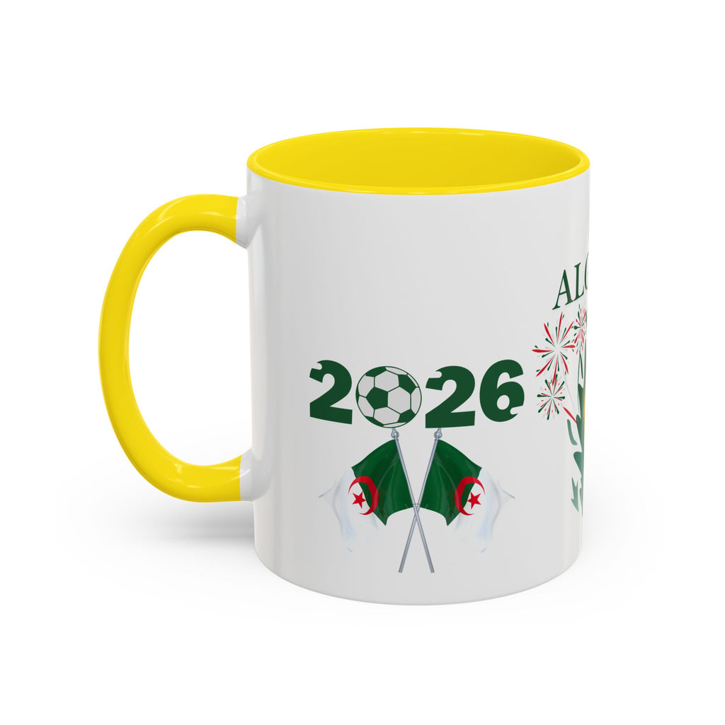 Algeria 2026 Cup Coffee Mug - Soccer Fan Accent Mug