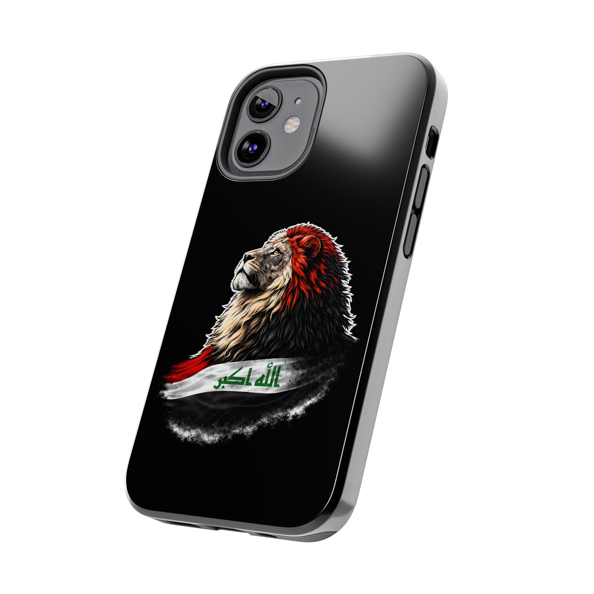 Iraq Lion Tough Phone Case — Protective iPhone Case with Iraqi Flag Design