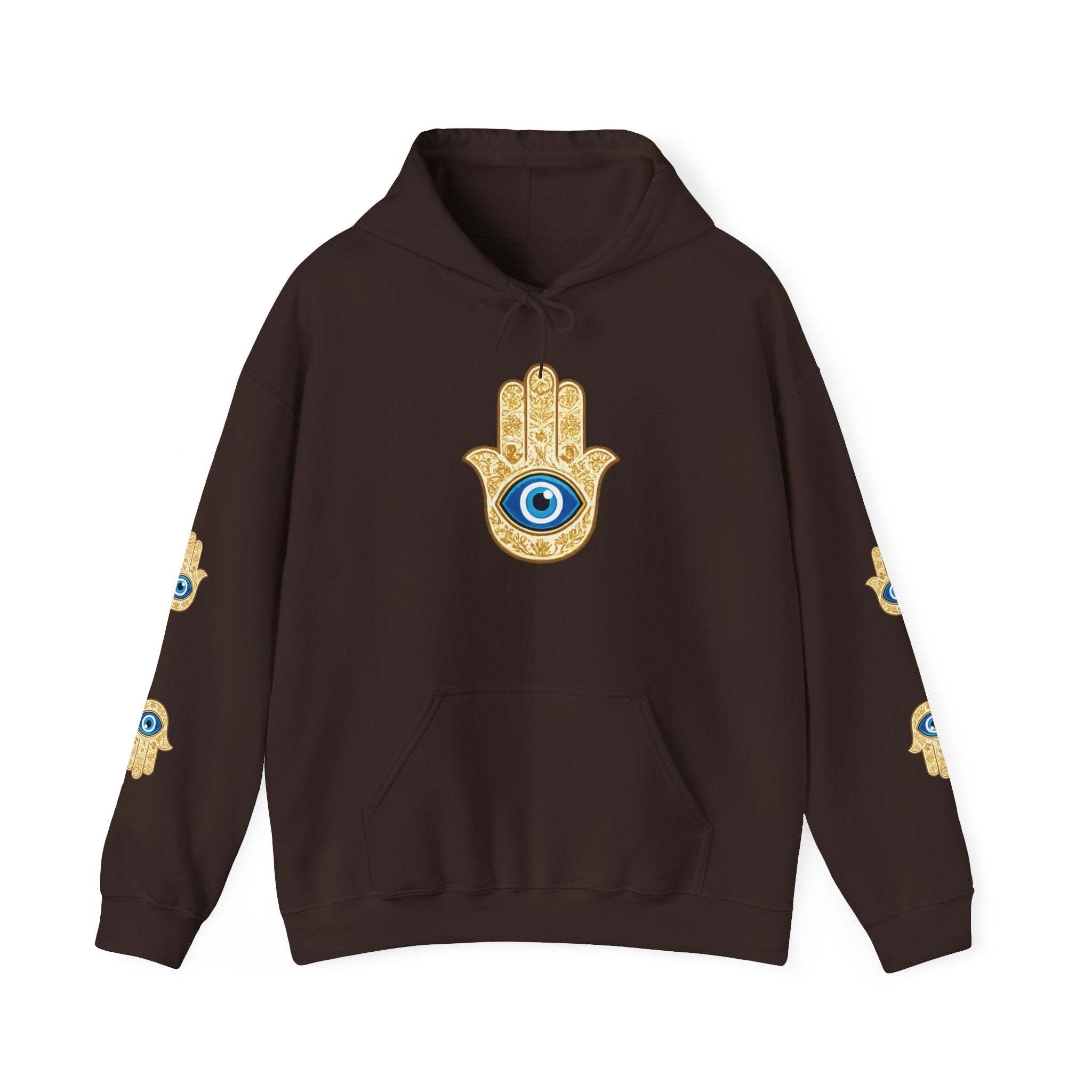 Hamsa Eye Hoodie - Protective Evil Eye Graphic Sweatshirt