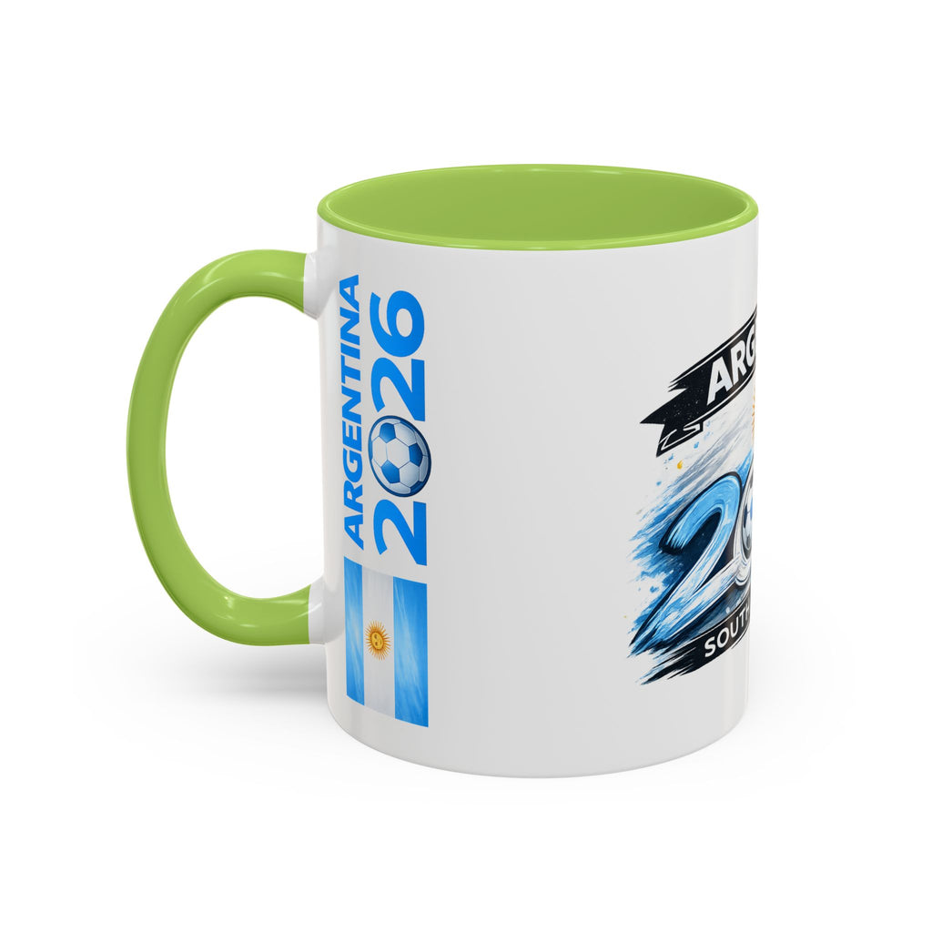 Argentina 2026 Soccer Cup Mug – Accent Coffee Cup (11/15oz)