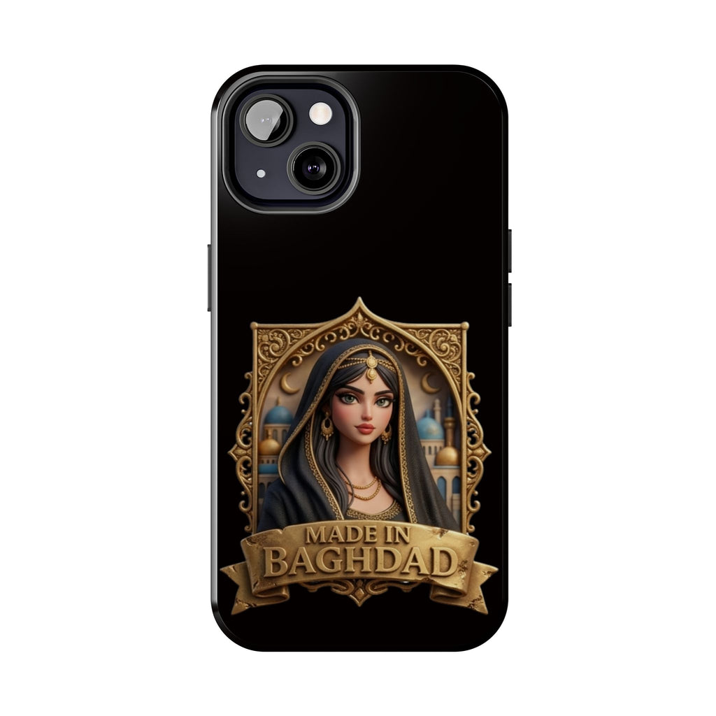Made in Baghdad Phone Case — Elegant Middle Eastern Portrait Tough Protective Case