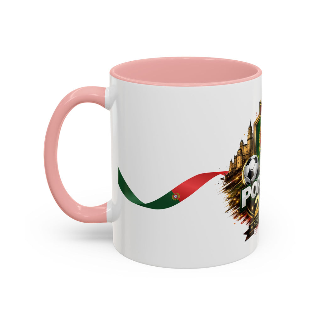 Portugal 2026 Soccer Mug – Portugal Flag & Crest Accent Coffee Cup