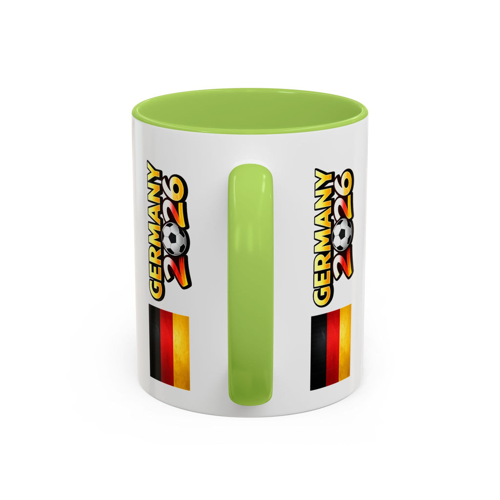 Germany 2026 Football Cup Coffee Mug – Soccer Fan Germany 2026 Accent Mug