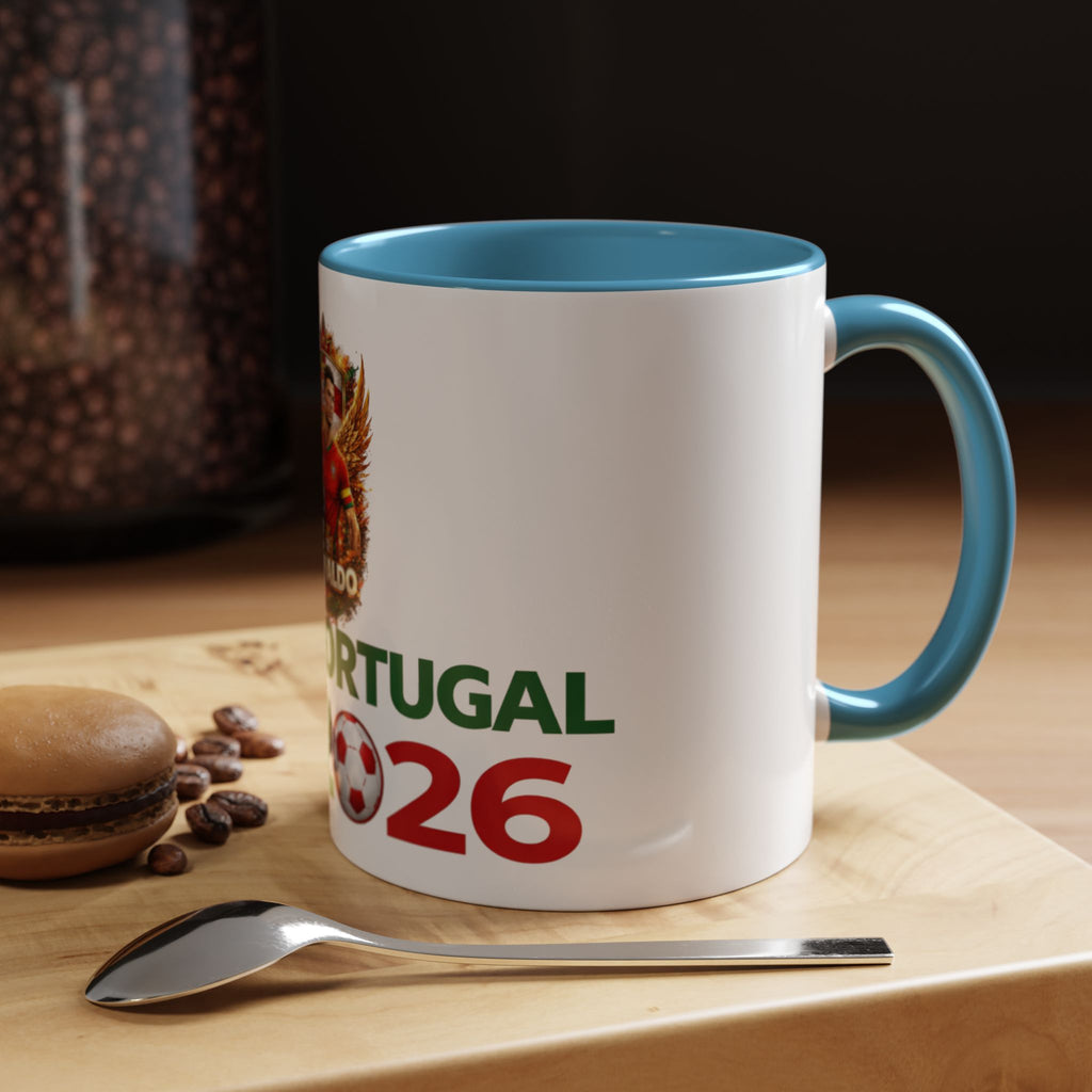 Portugal 2026 Coffee Mug — Soccer Fan Accent Mug (11/15oz)