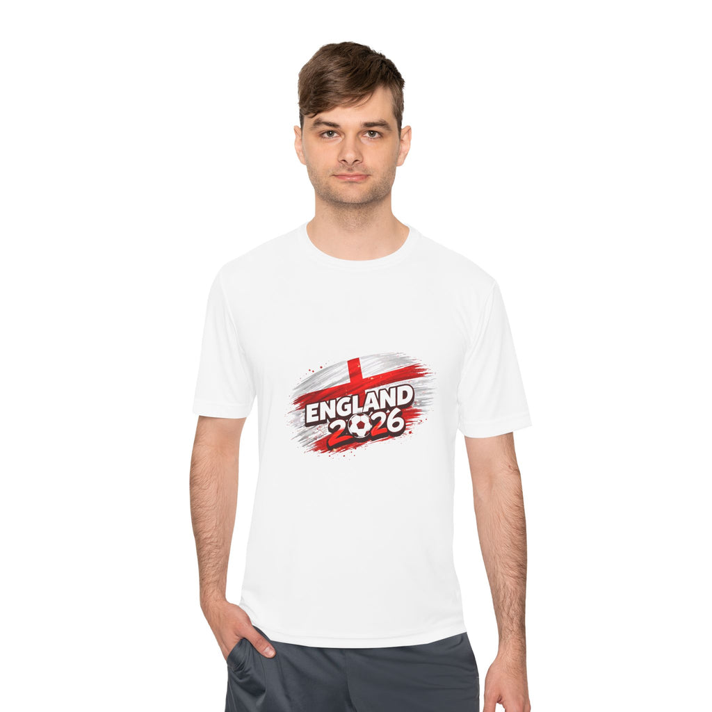 England 2026 Soccer Tee — St. George’s Cross Fan Shirt