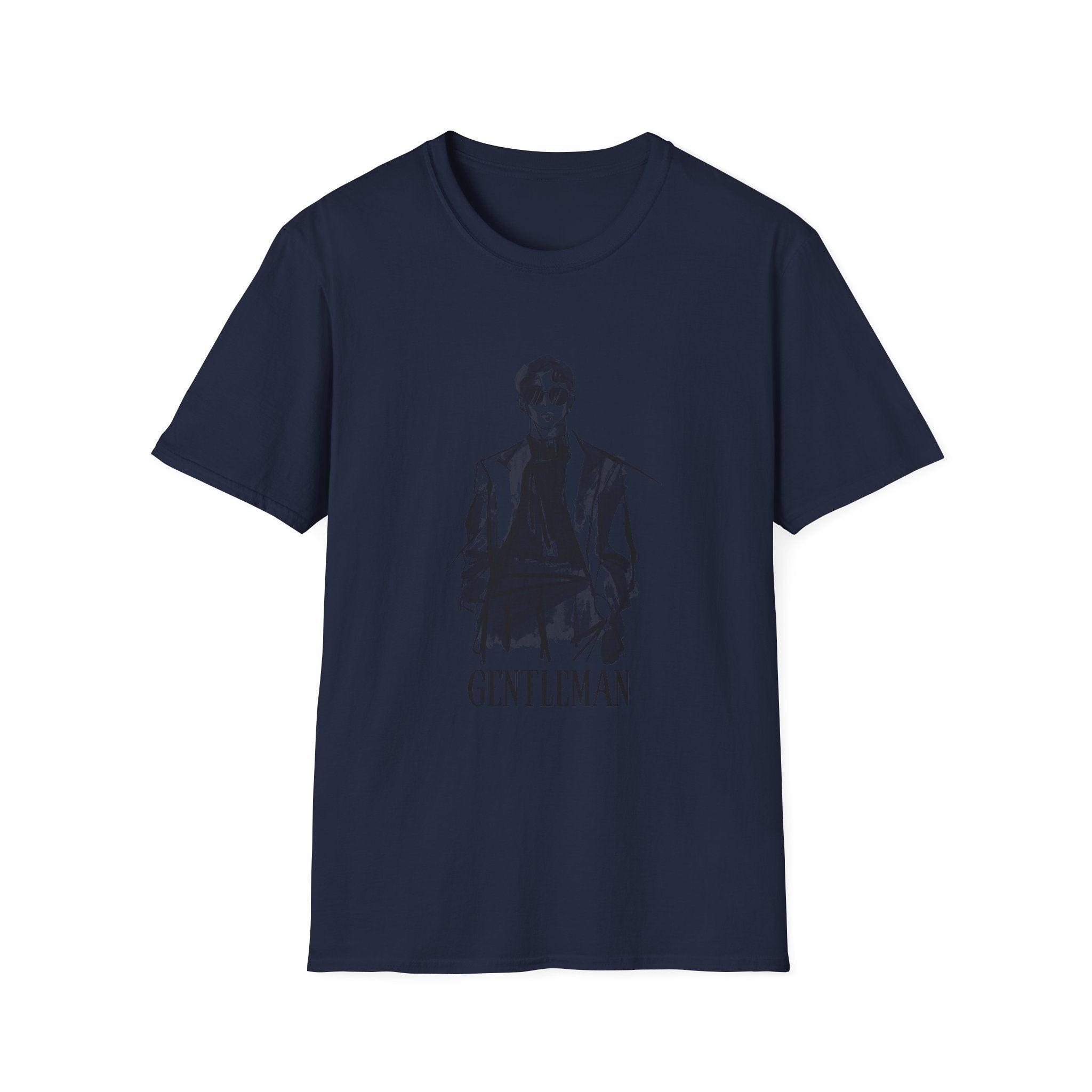 Gentleman Sketch Tee — Vintage Fashion Illustration T-Shirt