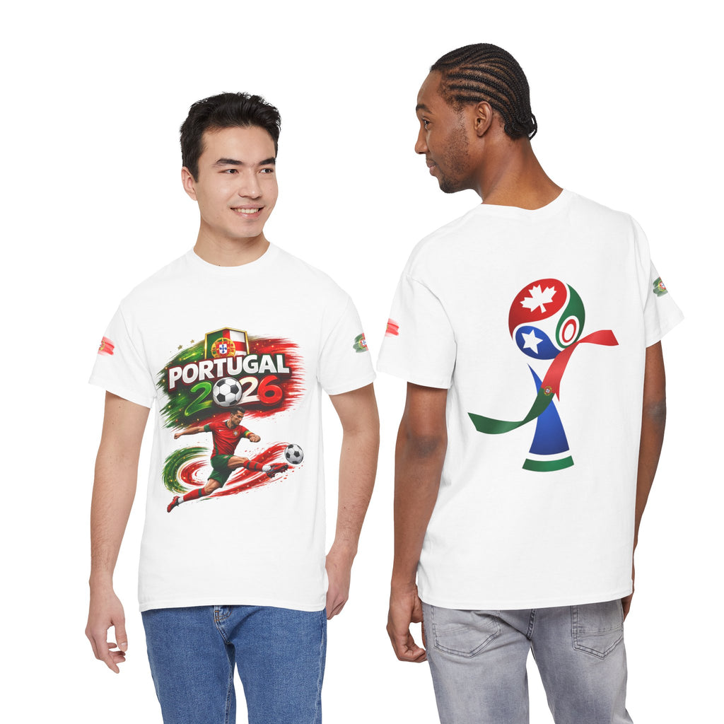 Portugal 2026 Soccer T-Shirt — Cup Style Football Jersey Design