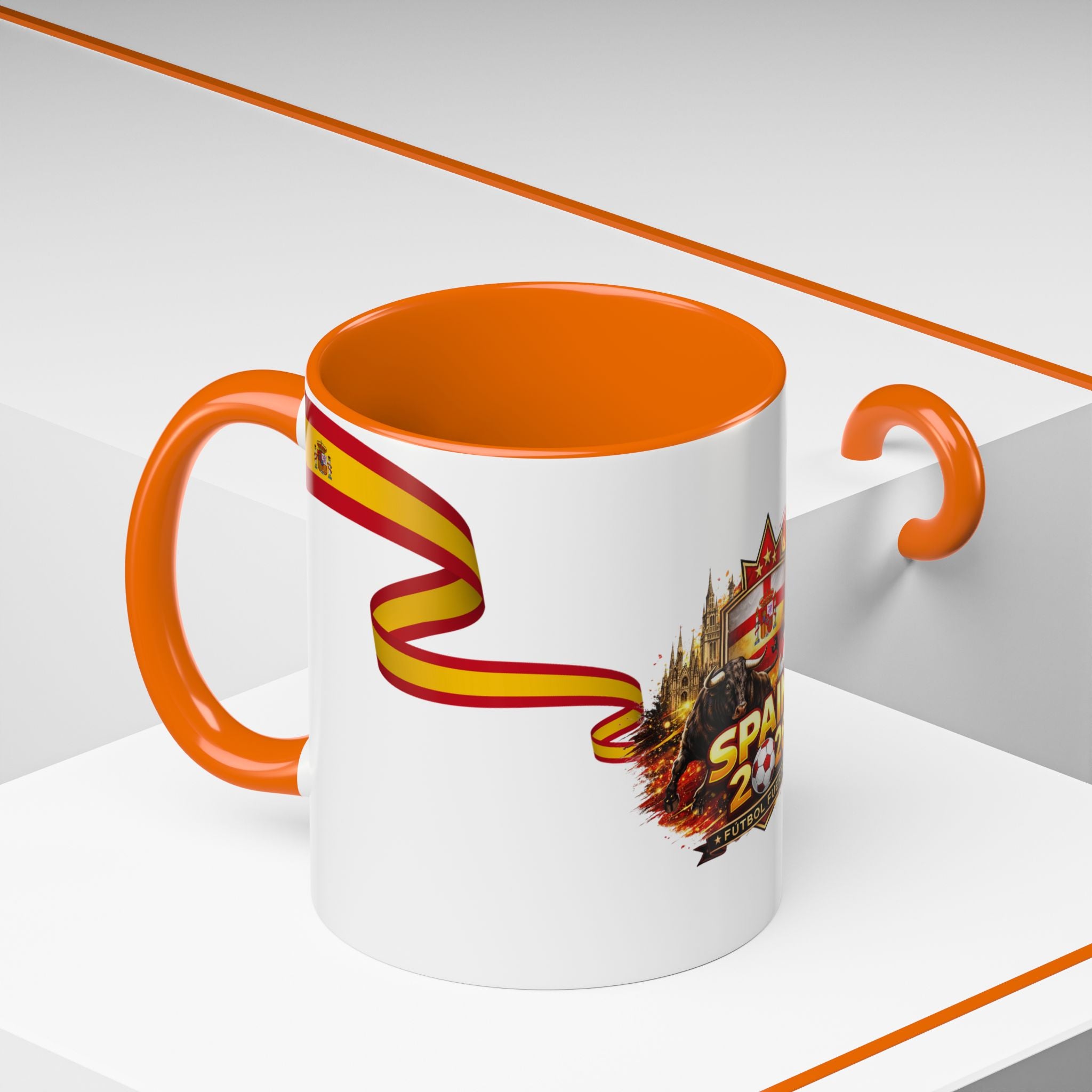 Spain 2026 Soccer Mug – Spain Futbol Fuerte Accent Coffee Cup (11/15oz)