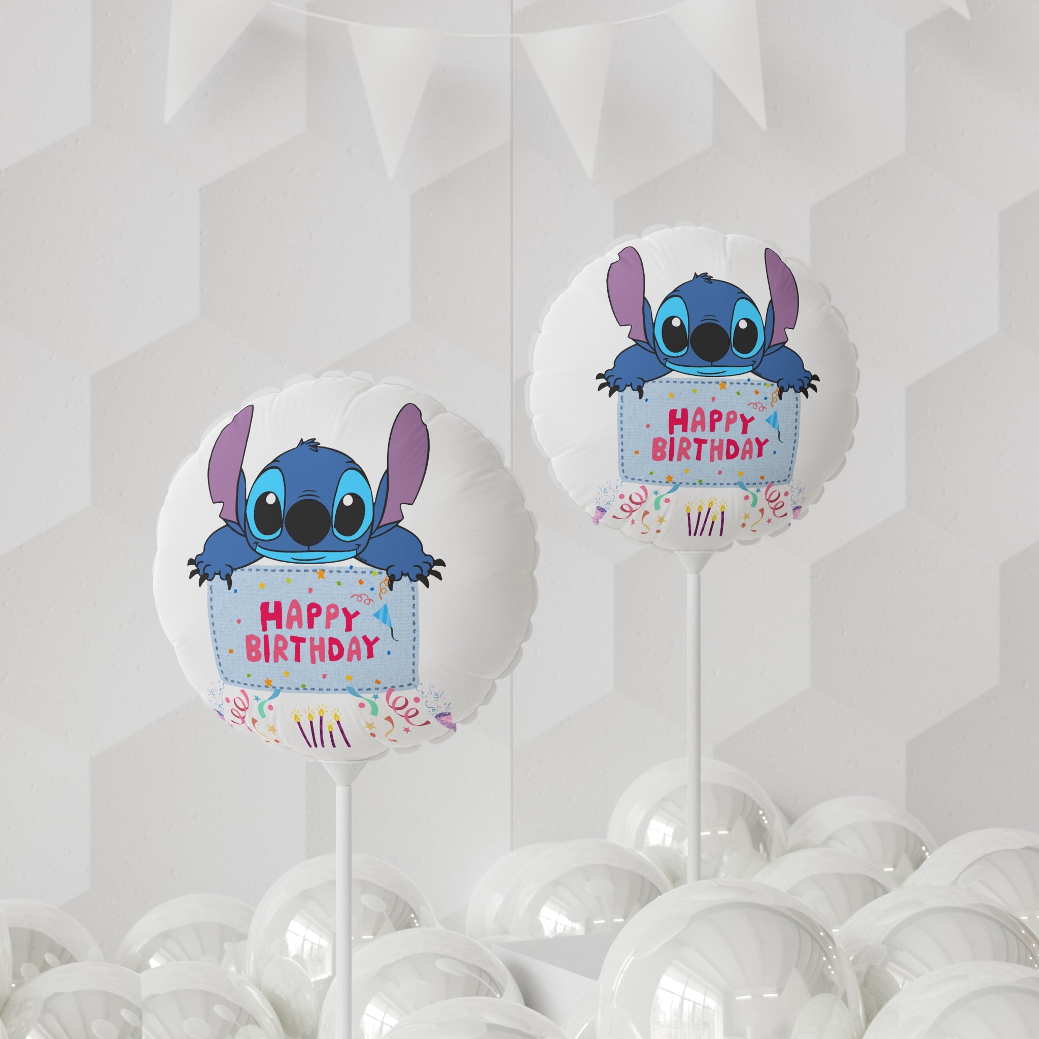 Birthday Balloon – Cute Blue Alien Character "Happy Birthday" 11" Foil Balloon