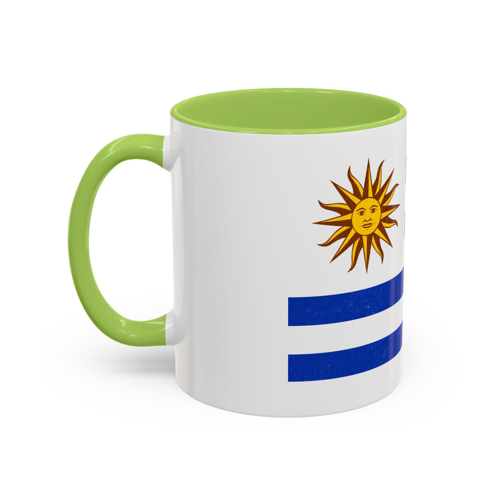 Uruguay Flag Accent Coffee Mug – Blue Stripes with Sun of May, 11oz & 15oz