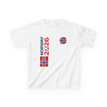 Norway 2026 Kids T-Shirt — Norwegian Flag Football Supporter Tee